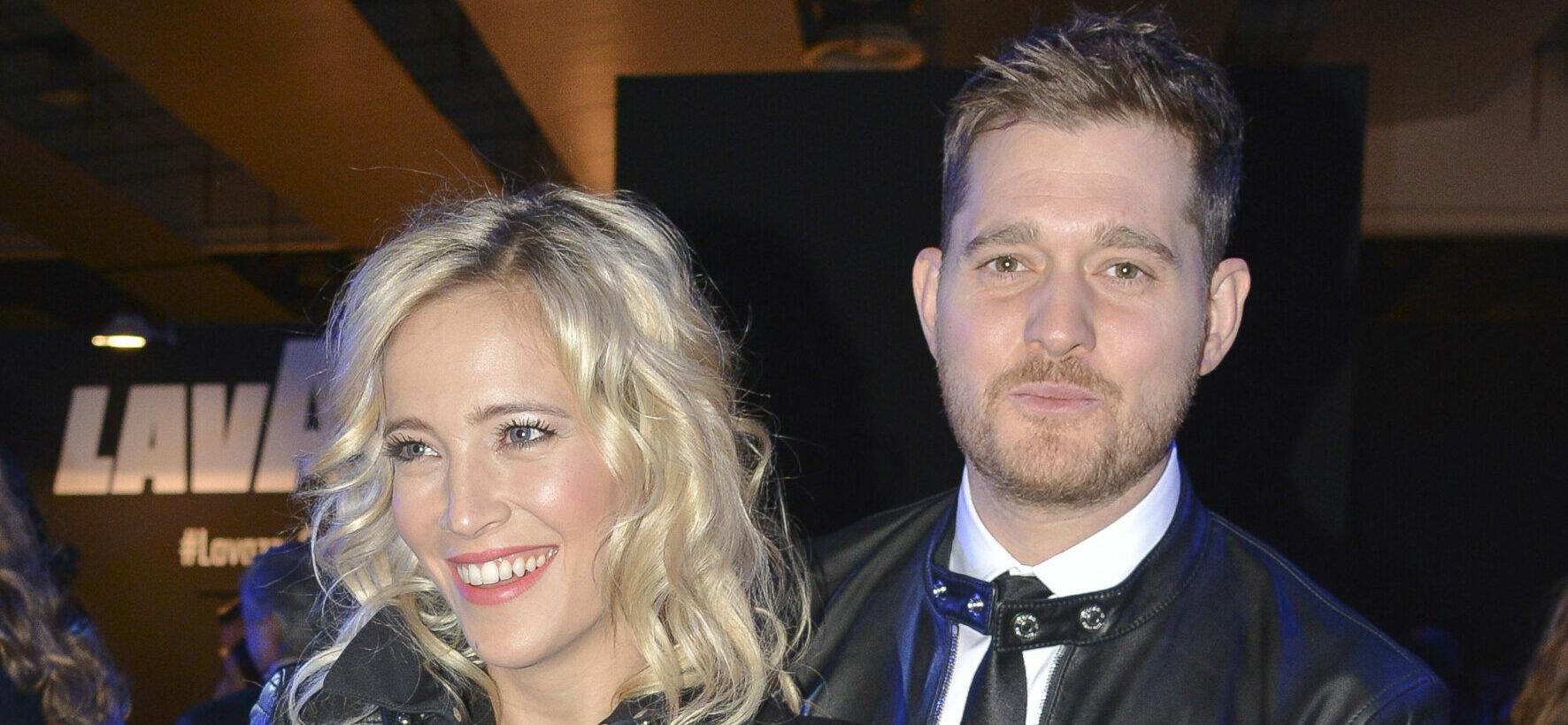 Michael Buble's wife Luisana Lopilato gave birth to the couple's second child on Friday