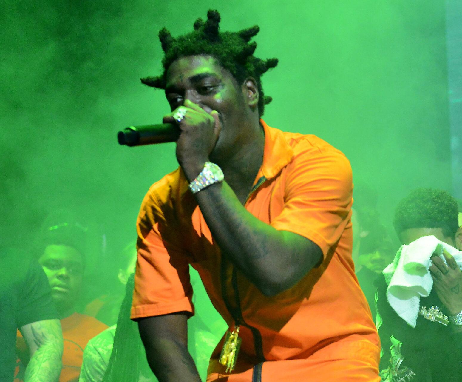 Kodak Black performs on stage at his Homecoming Concert