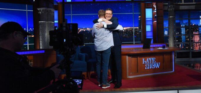 Stephen Colbert and Chris Licht