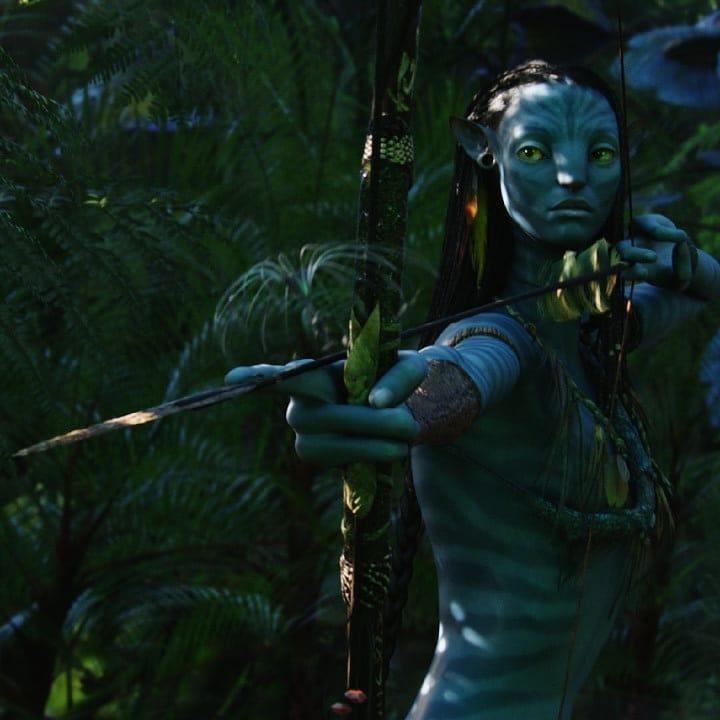 Zoe Saldana As Neytiri In 'Avatar'