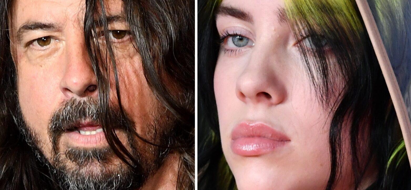 Dave Grohl and Billie Eilish