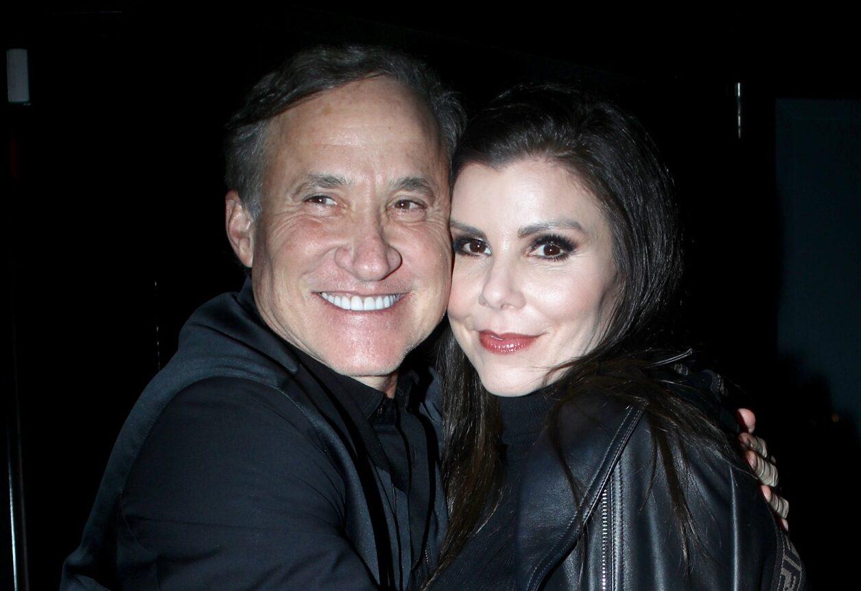 Heather Dubrow and husband Terry snuggle up at dinner at Craig’s.
