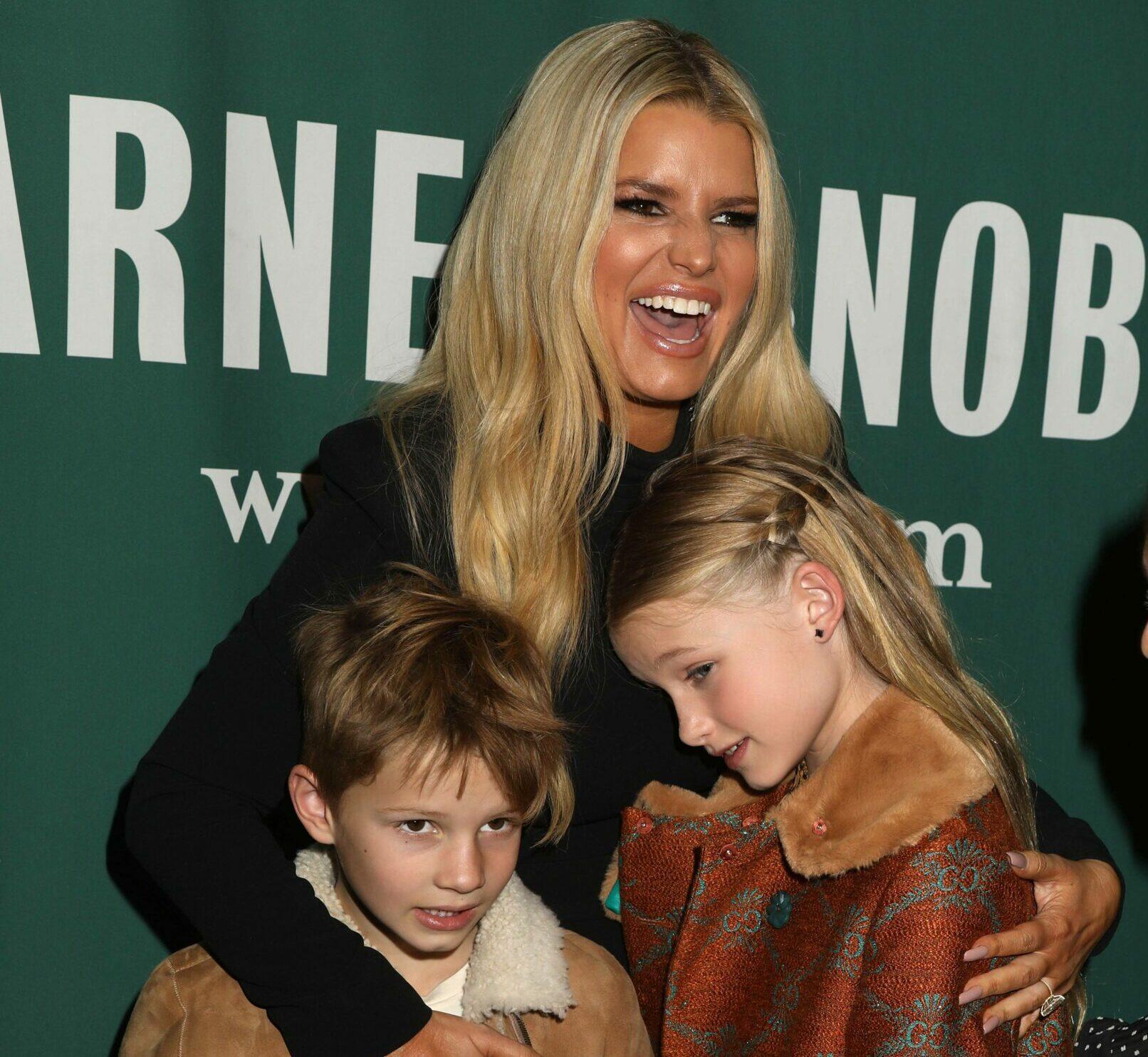 Jessica Simpson With Her Kids