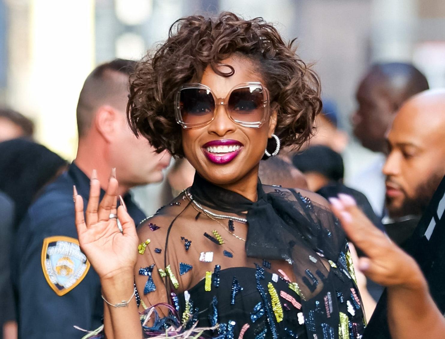 Jennifer Hudson is seen out of the 'Late Show with Stephen Colbert'