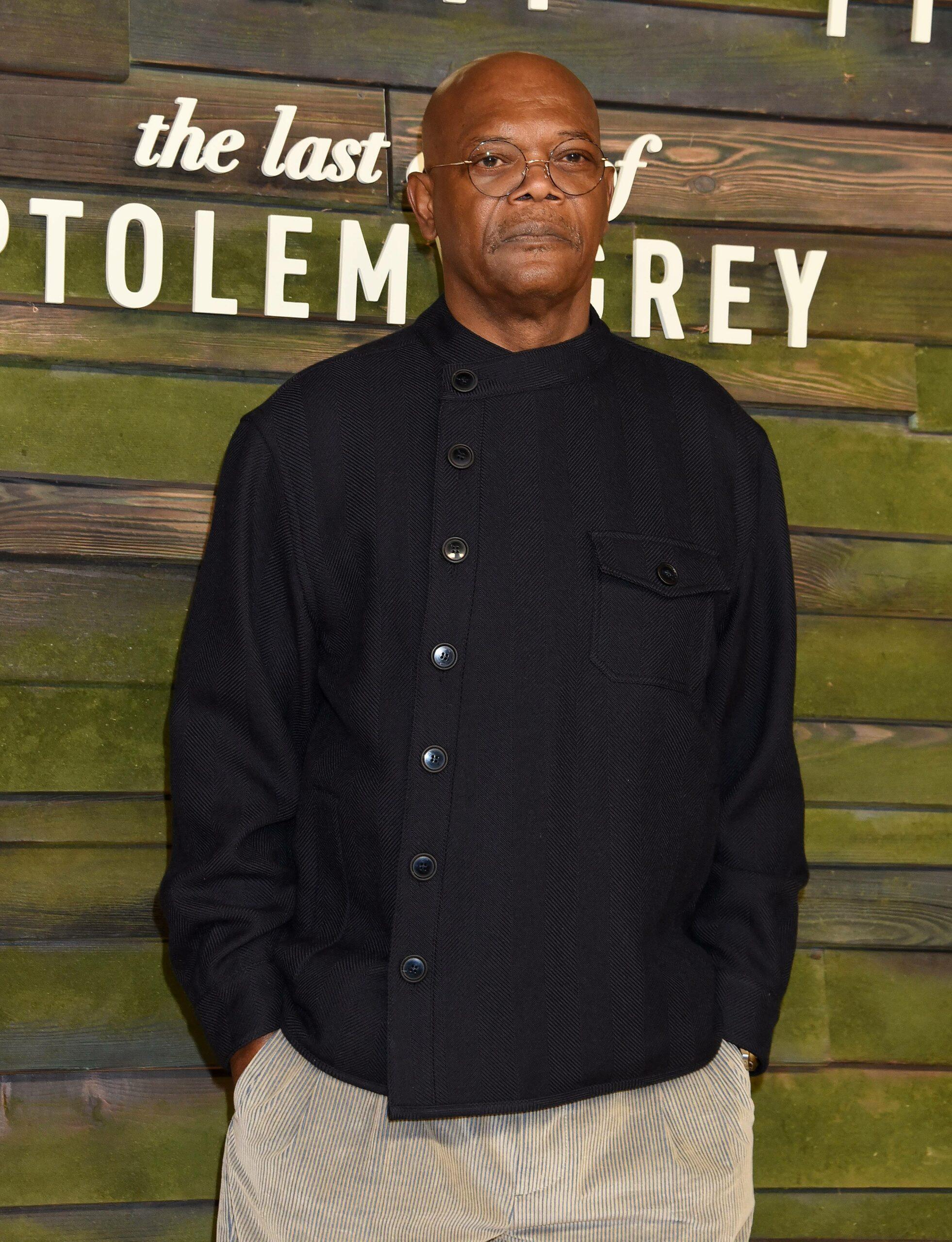 Apple's "The Last Days Of Ptolemy Grey" Premiere Event held at the Regency Bruin Theater on March 7, 2022 in Westwood, CA. 07 Mar 2022 Pictured: Samuel L. Jackson. 