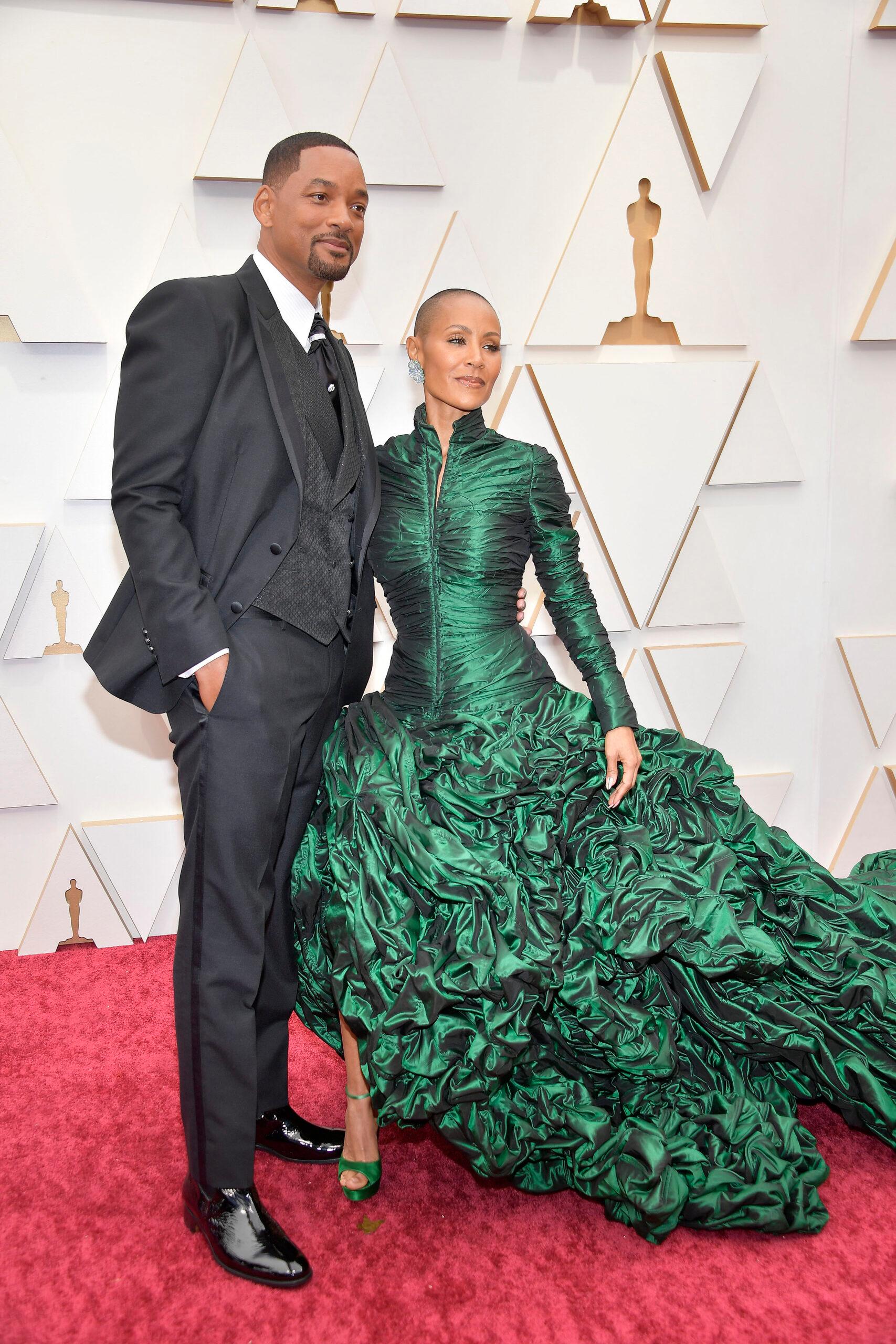 Will Smith e Jada Pinkett Smith comparecem à 94ª edição do Oscar