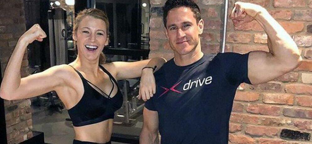 Blake Lively and trainer Don Saladino