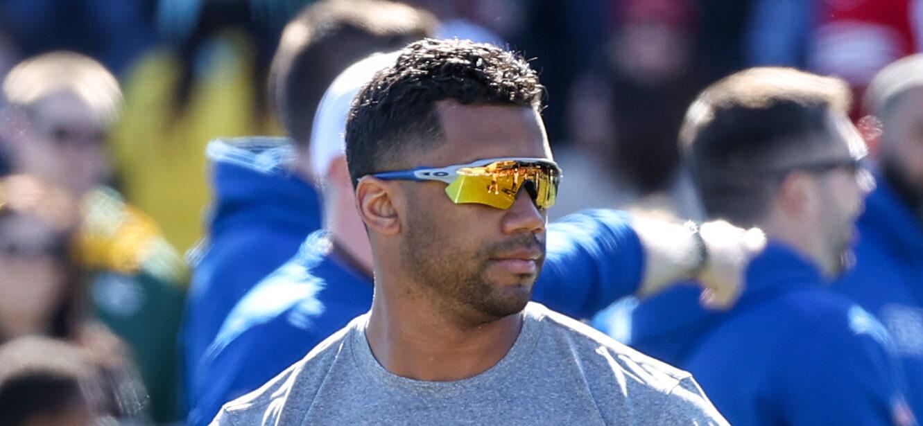 Russell Wilson at Pro Bowl Practices on FEB 05