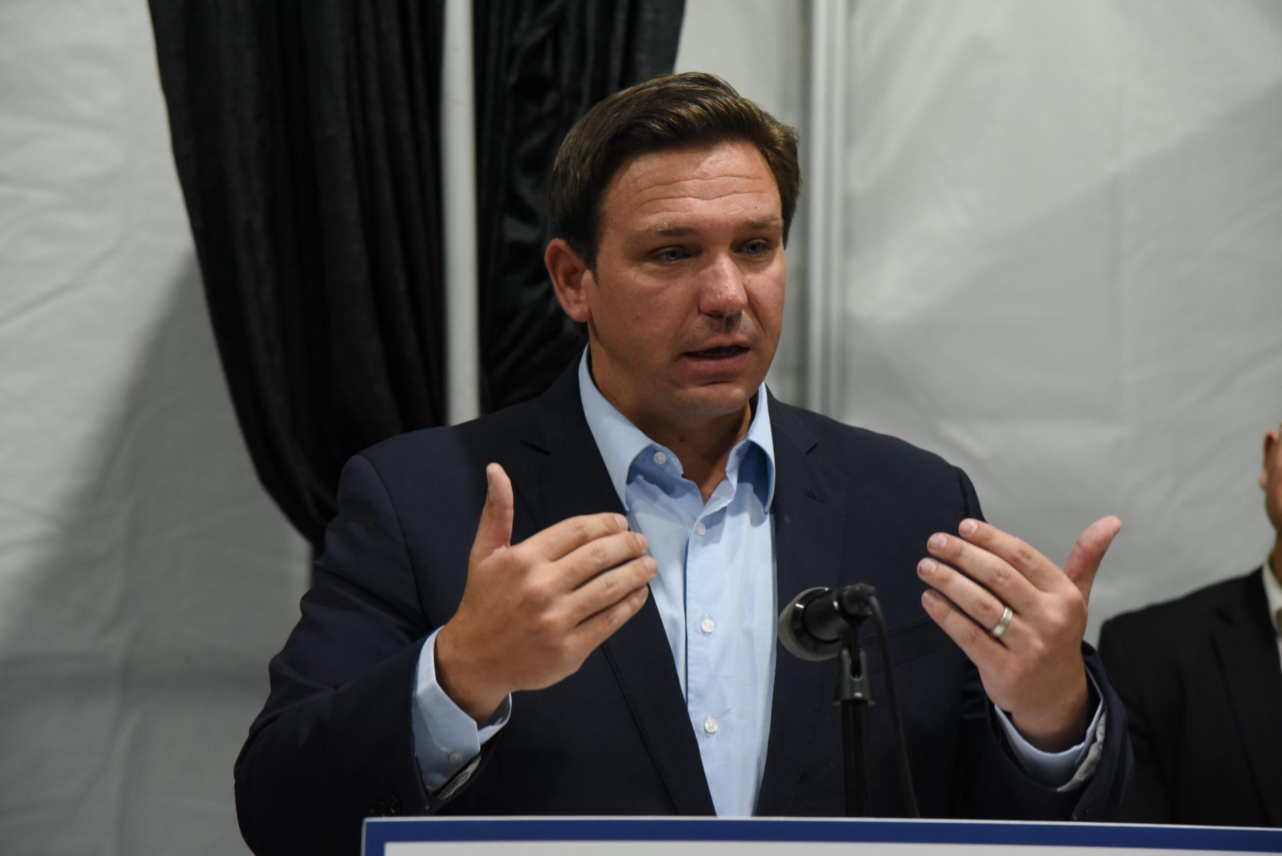 Gov DeSantis Announce at a News Conference the Opening Monoclonal Antibody Treatment Center in Pembroke Pines