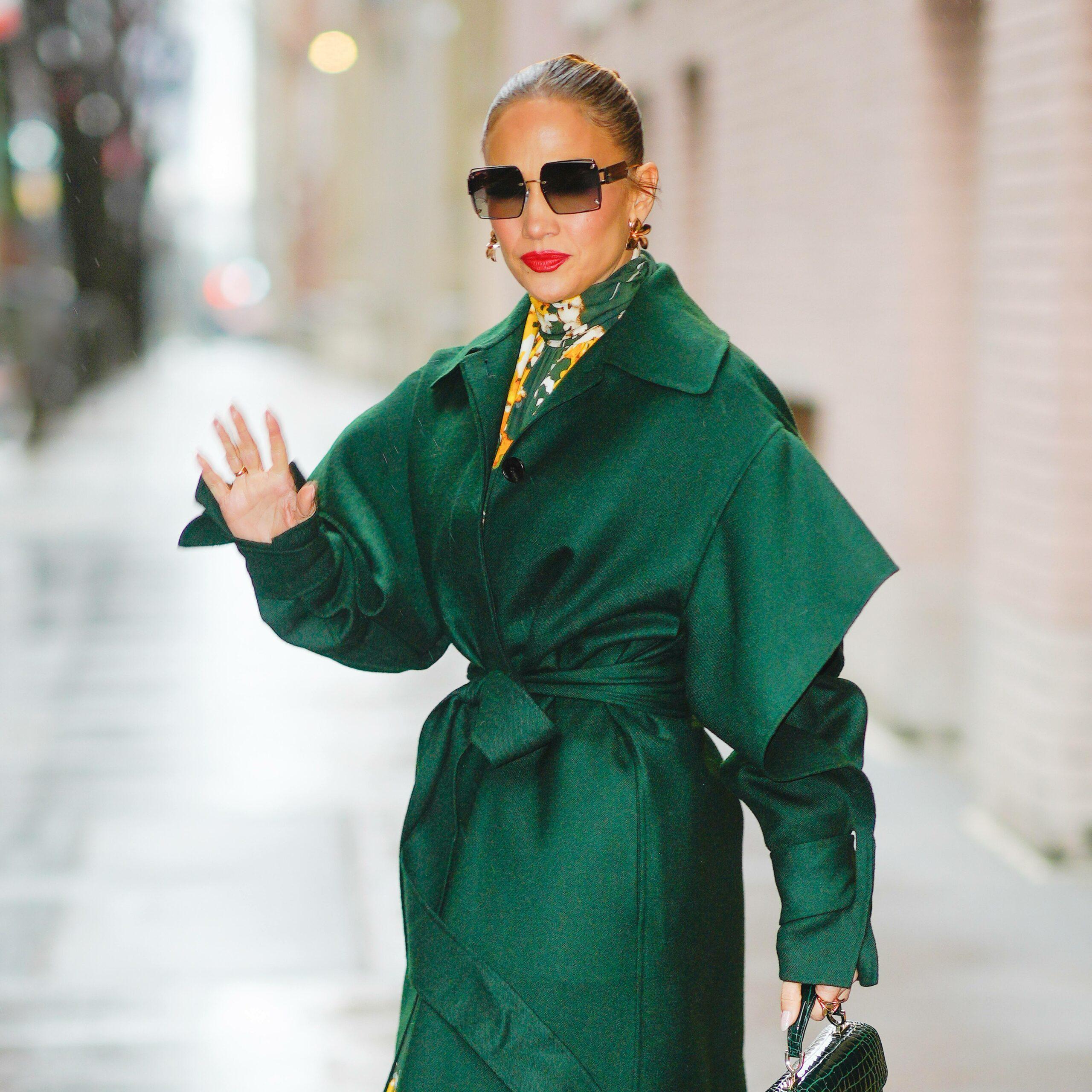 Jennifer Lopez out and about in New York promoting apos Marry Me apos