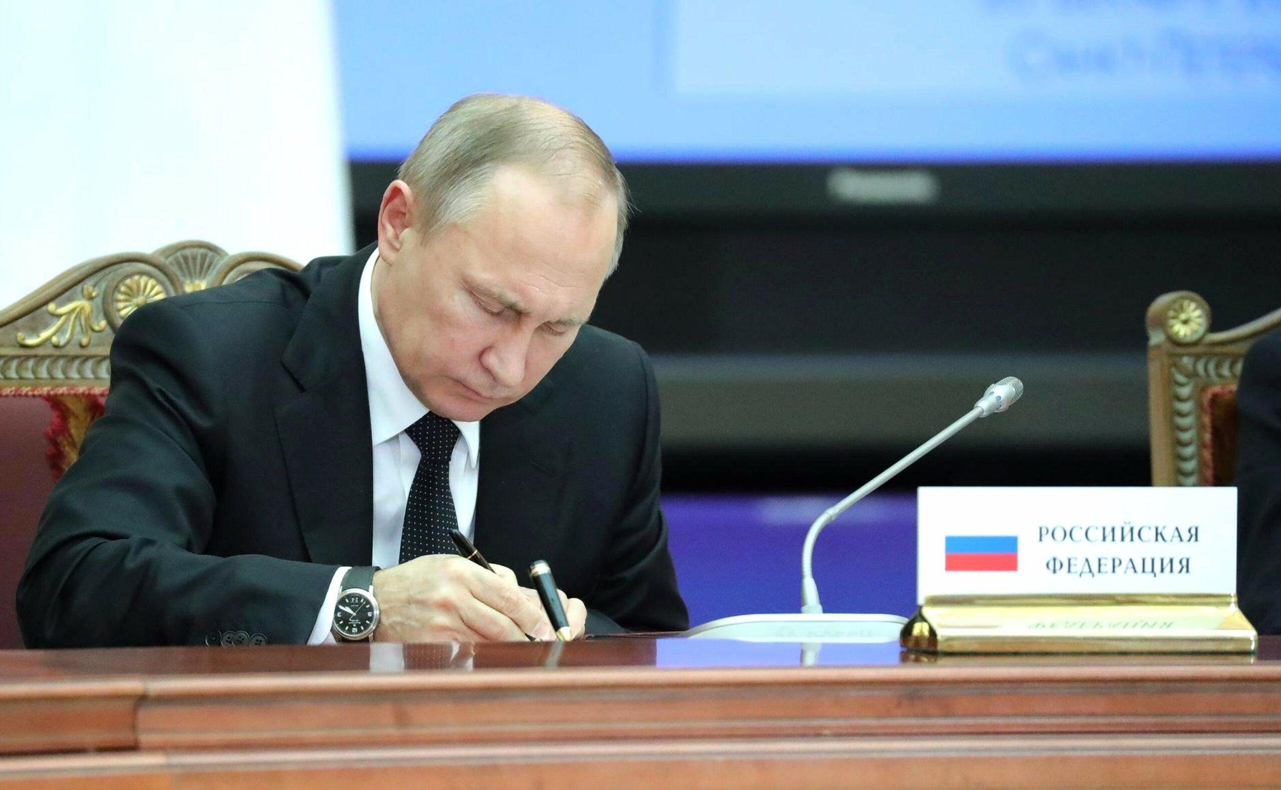 Russian President Vladimir Putin Holds Collective Security Treaty Organization Meeting