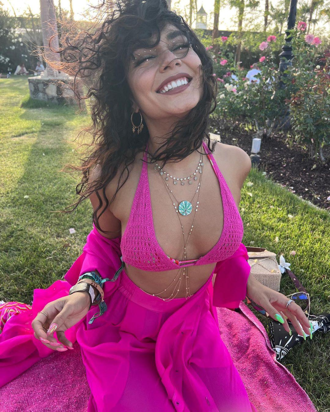 Vanessa Hudgens poses for the camera.