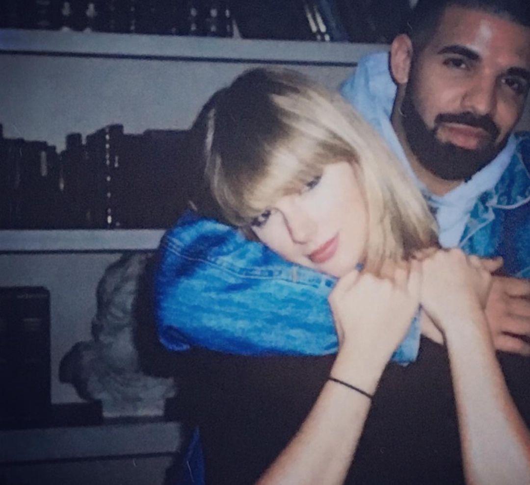 Drake and Taylor Swift throwback photo from around 2017 or 2018