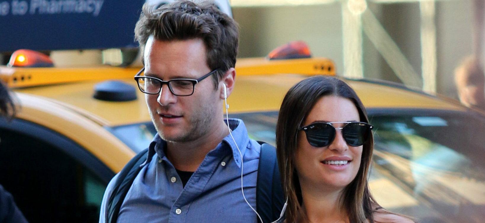 Lea Michele and BFF Jonathan Groff are all smiles while singing and dancing after watching Olivia Wilde's directed movie "Booksmart" at the Angelika Theatre in Downtown Manhattan. The "Glee" costars and best friends were seen enjoying the hot weather as they hugged and took selfies together while later on holding hands and sharing ear headphones as they listened to music in which they were both singing and dancing along on the streets of Manhattan. 27 Jun 2019 Pictured: Lea Michele and Jonathan Groff.