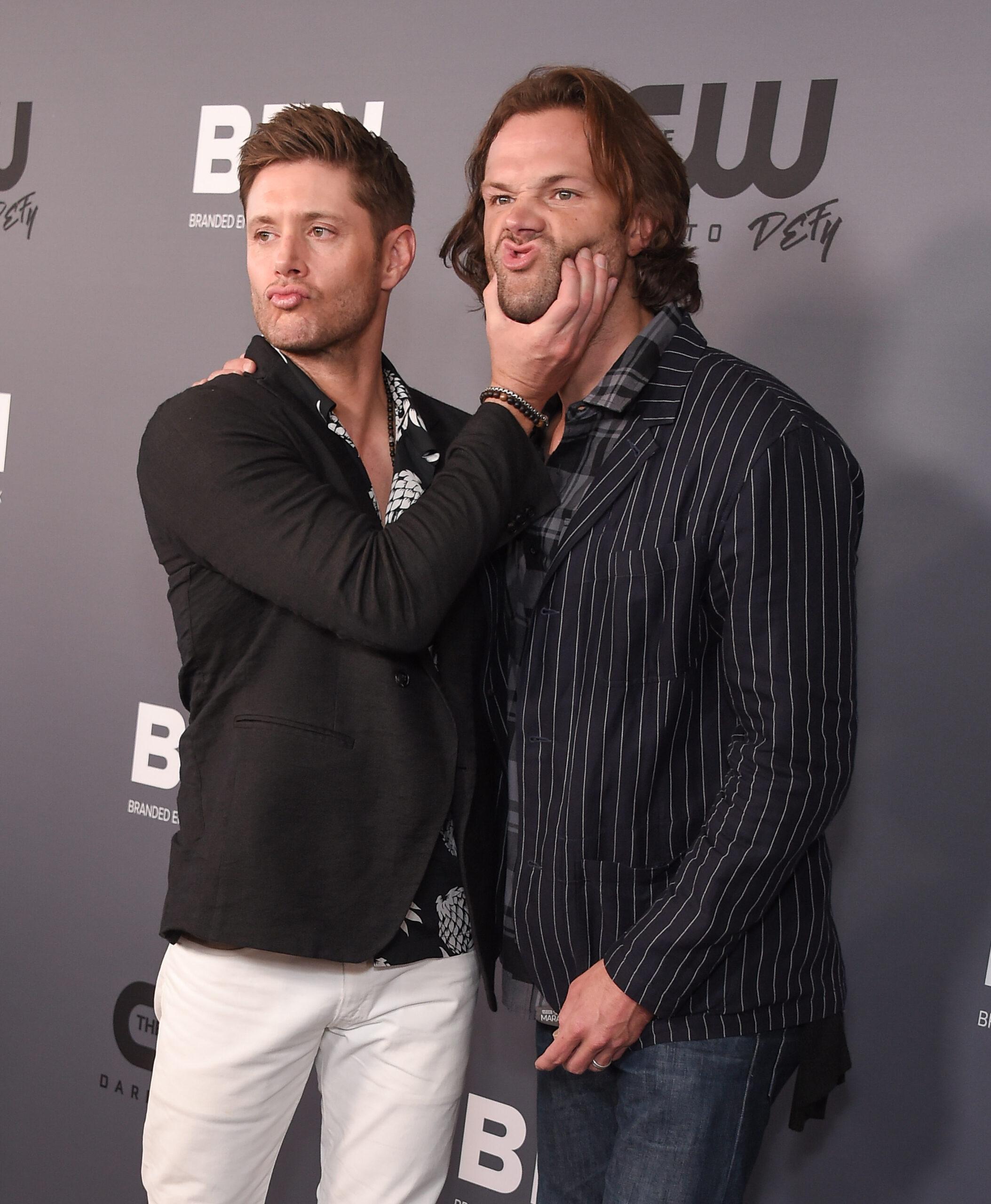 Jared Padalecki and Jensen Ackles at The CW's Summer TCA All Star Party