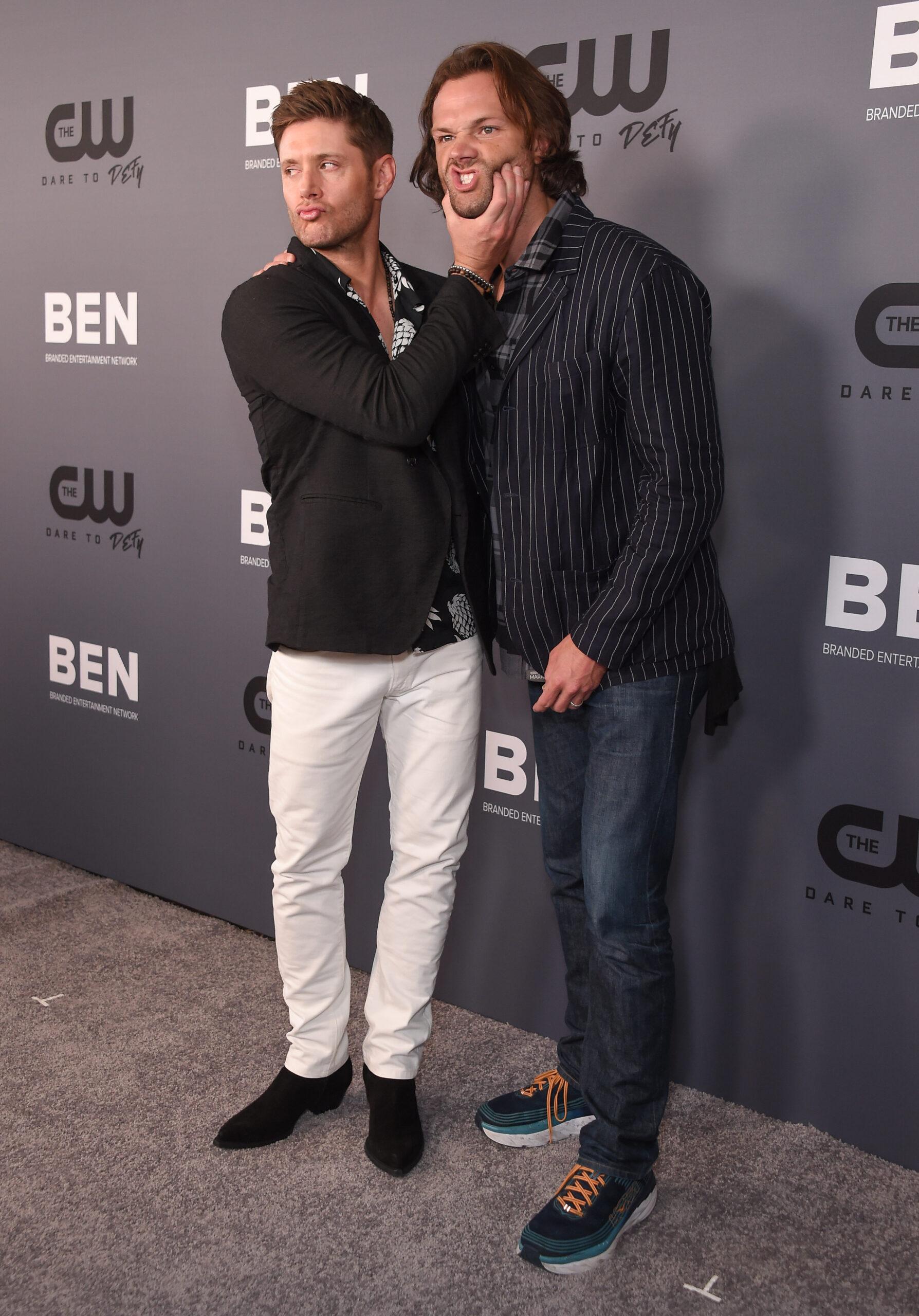 Jared Padalecki and Jensen Ackles at The CW's Summer TCA All Star Party