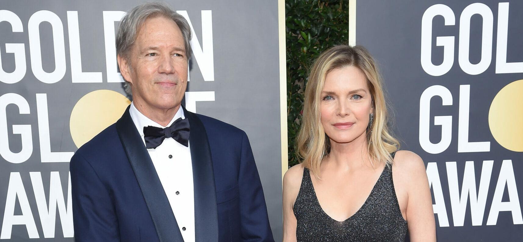 Michelle Pfeiffer and David E. Kelle at the 77th Golden Globe Awards