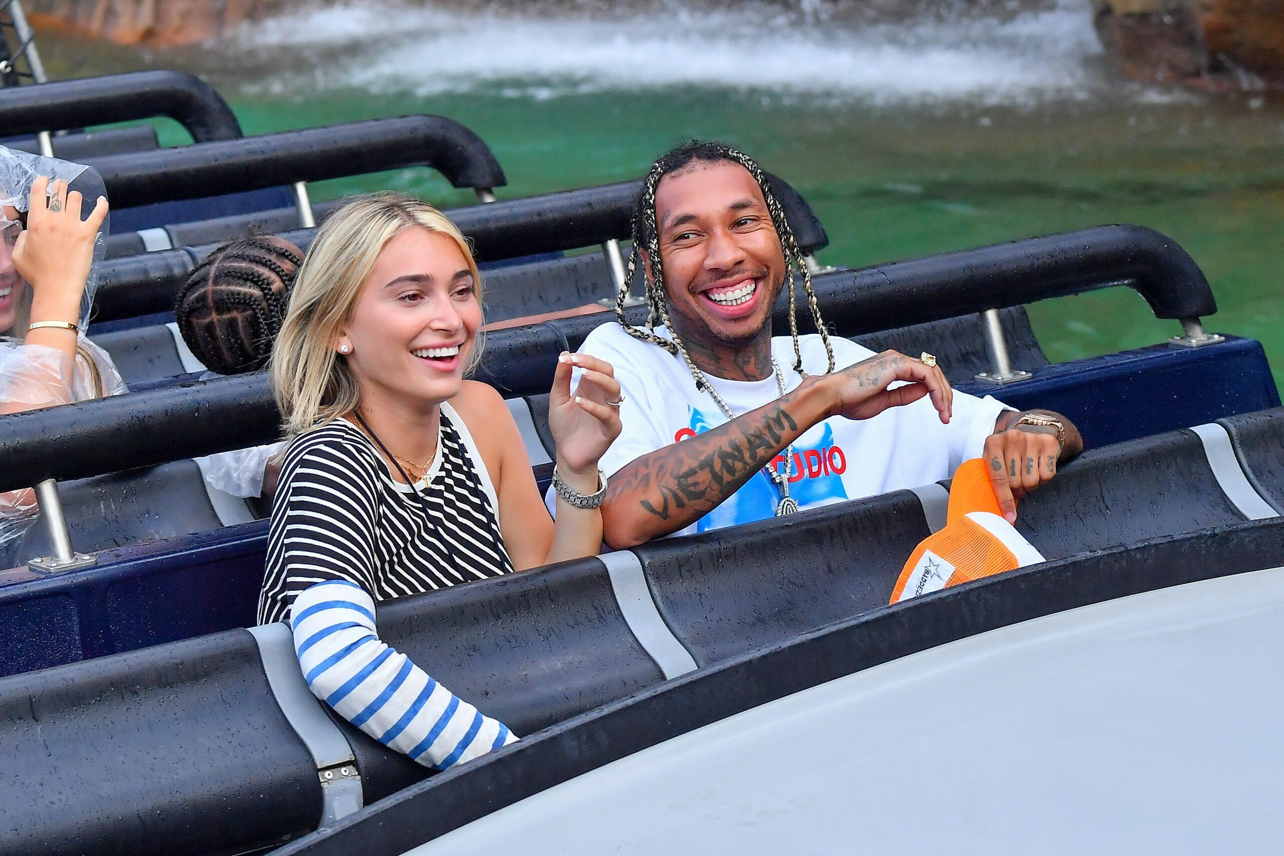 Tyga takes his girlfriend Camaryn Swanson out on a fun date to Universal Studios Hollywood