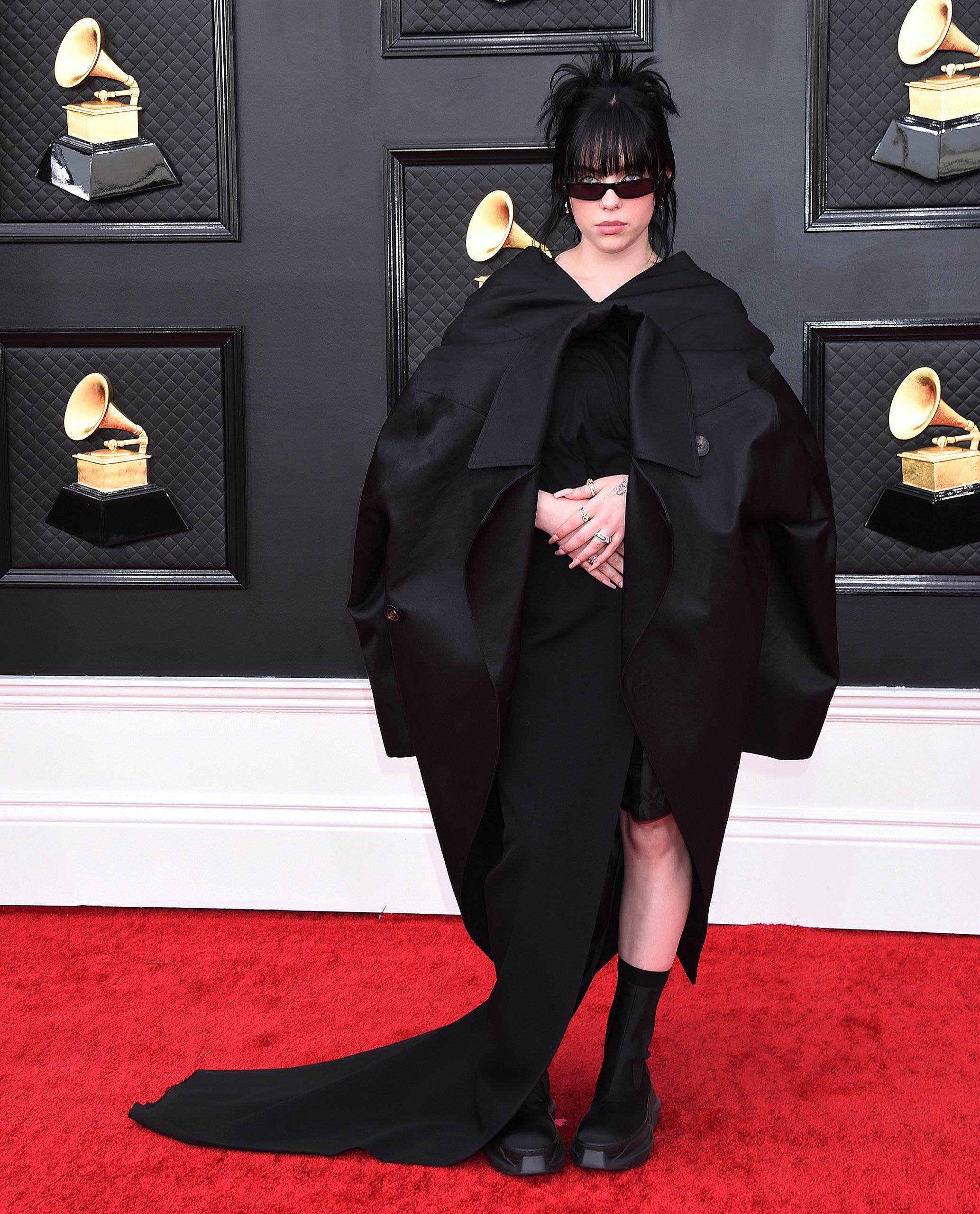 Billie Eilish attending the 64th Grammy Awards
