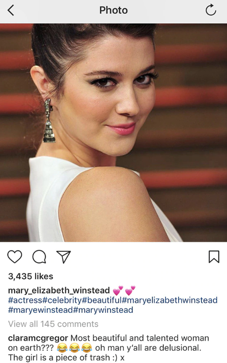 Ewan McGregor's daughter comments on photo of Mary Elizabeth Winstead in 2020