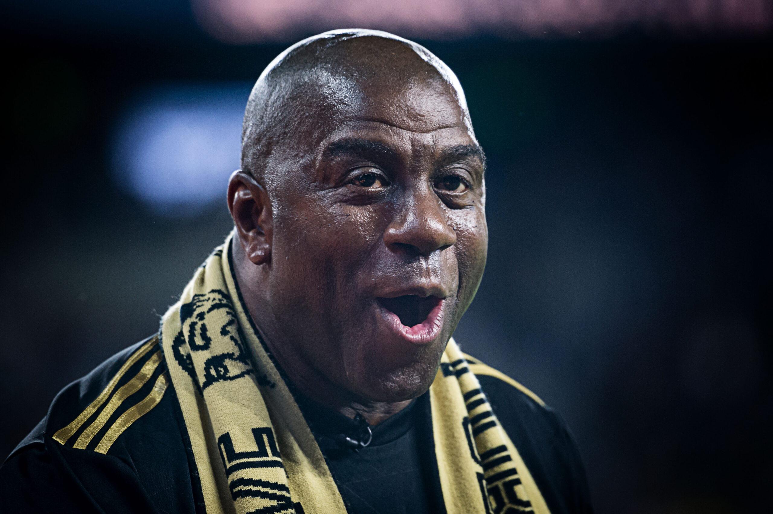 Magic Johnson at MLS: Western Conference Semifinal-LA Galaxy at LAFC