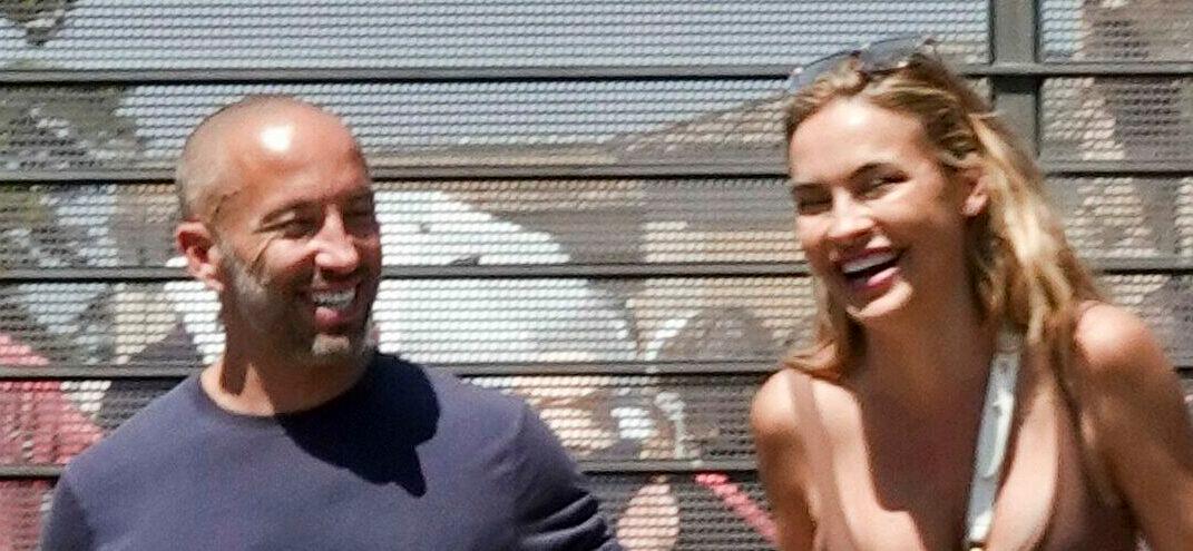 Chrishell Stause and Jason Oppenheim are spotted walking hand in hand while visiting the Colosseum and the Roman Forum before packing up and leaving Rome