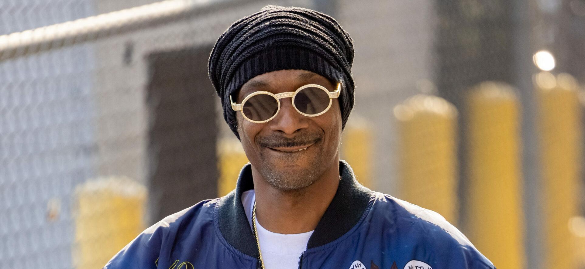 Snoop Dogg is seen at Jimmy Kimmel Live in LA