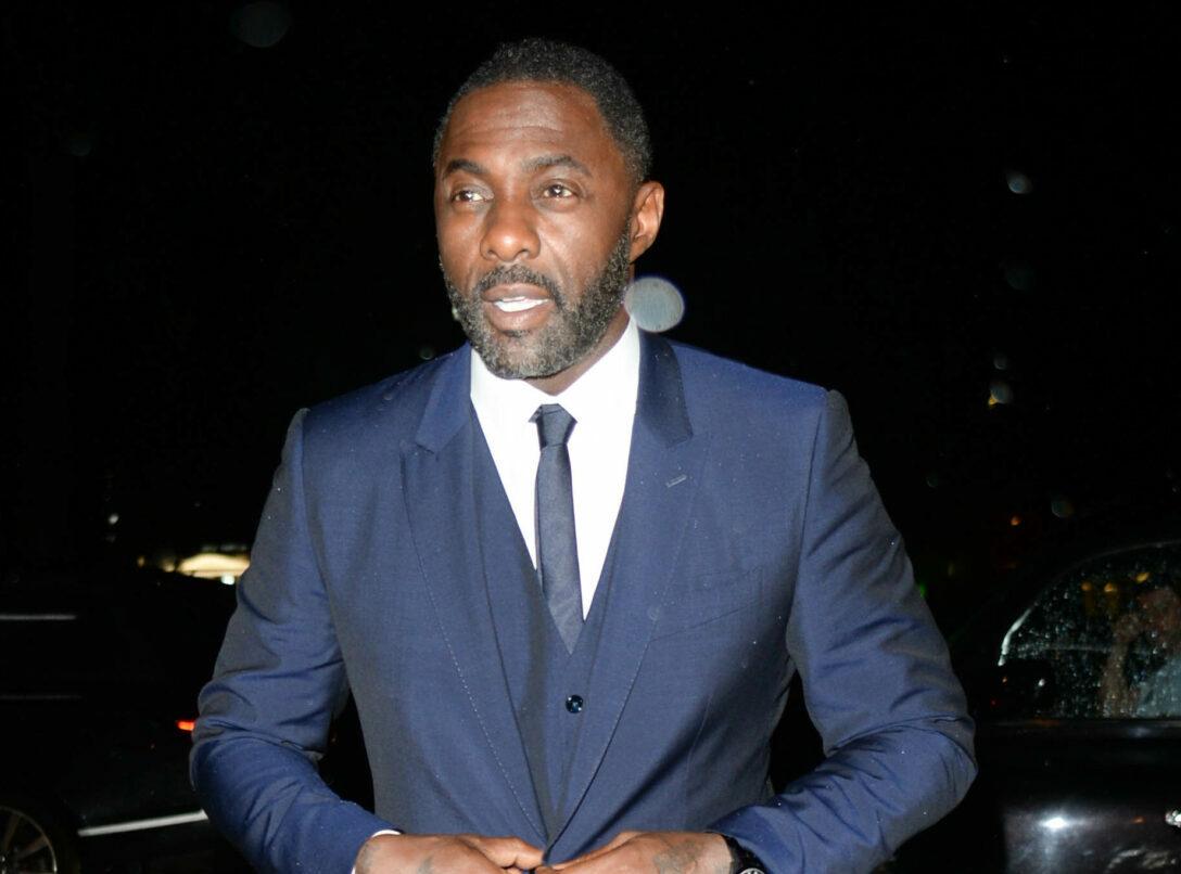 Idris Elba Pictured Arriving at Bond No Time To Die - world film premiere afterparties in London