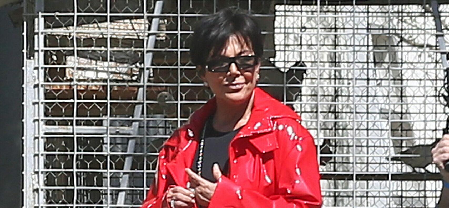 Khloe Kardashian and Kris Jenner visit a farm while filming in Fillmore