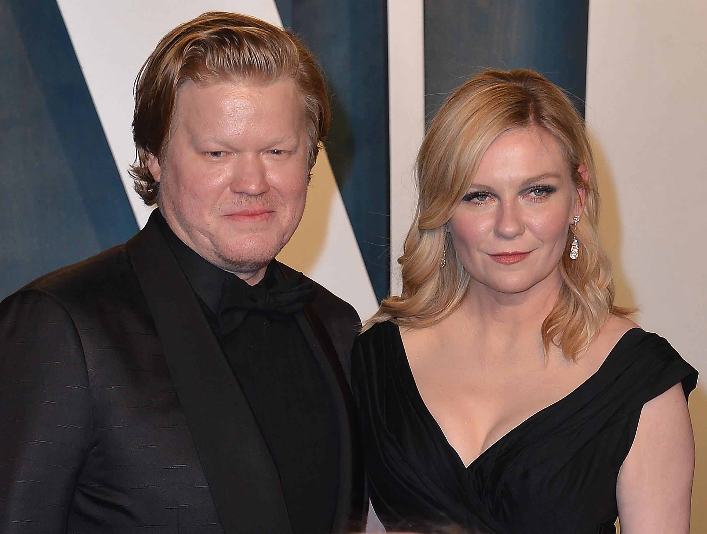 Kirsten Dunst and Jesse Plemons at the 2022 Vanity Fair Oscar Party in Beverly Hills California