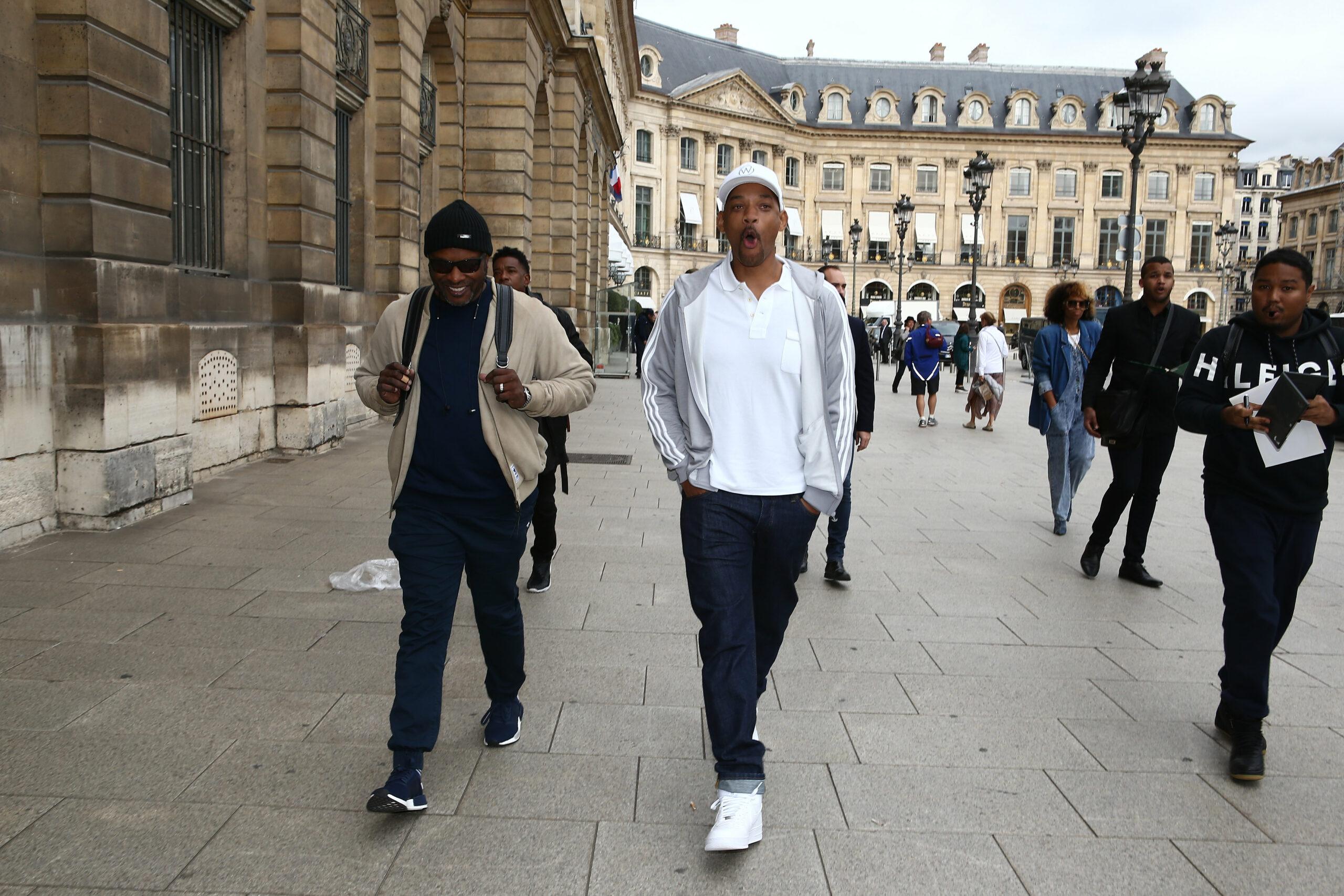 Will Smith and DJ Jazzy Jeff sighting in Paris