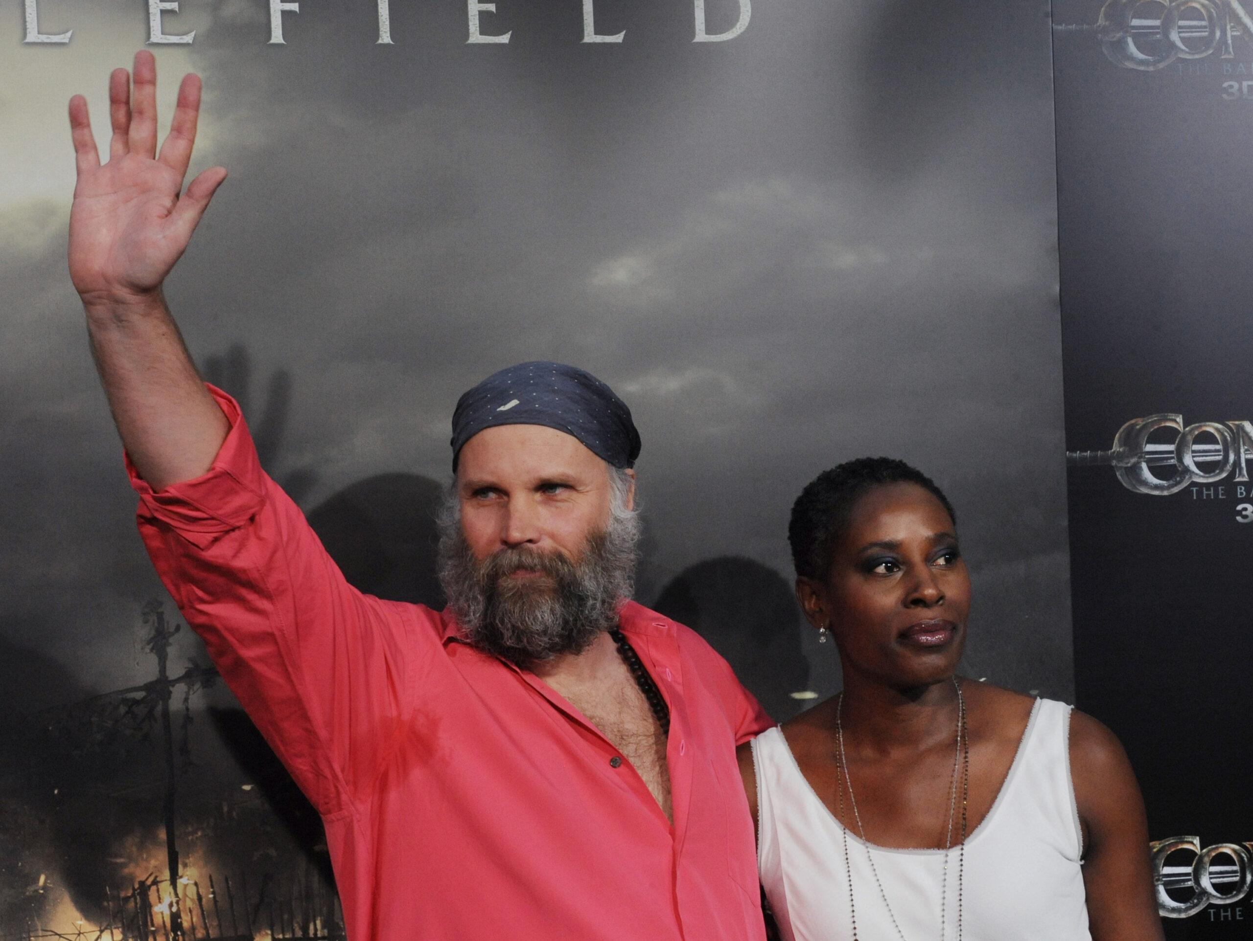 Marcus Nispel and Dyan Humes attend the premiere of "Conan the Barbarian" in Los Angeles