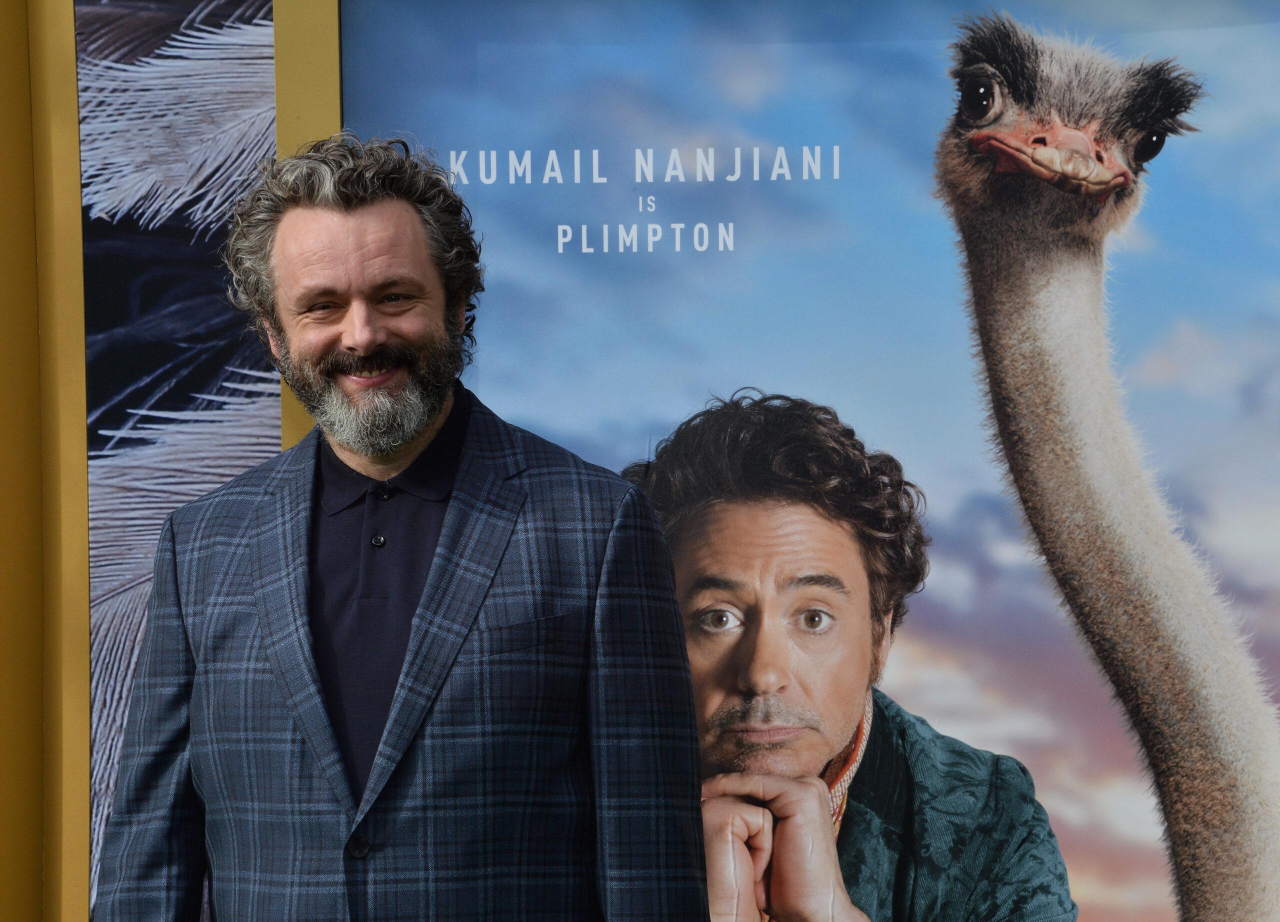 Michael Sheen attends the "Dolittle" premiere in Los Angeles