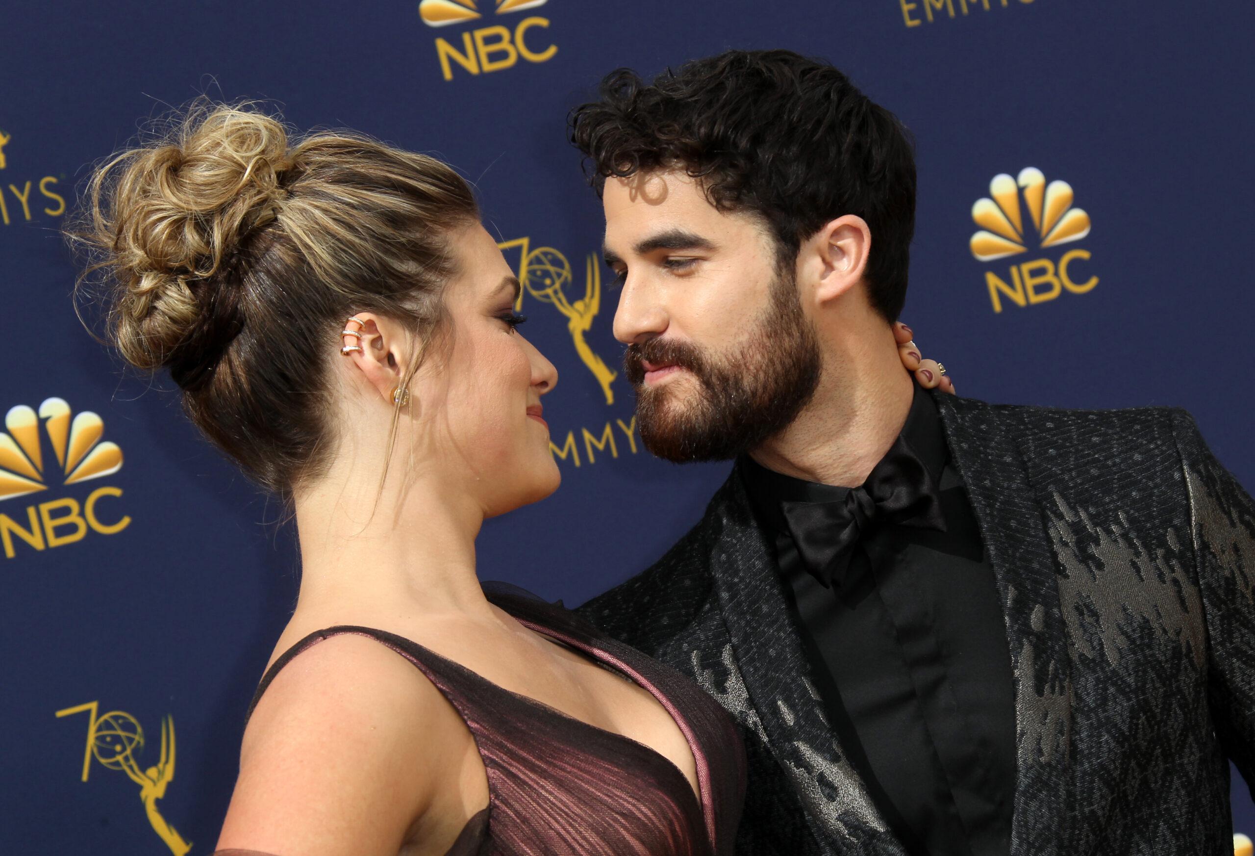 Former 'Glee' star Darren Criss has wed his fiancee Mia Swier in New Orleans (17FEB2019)*** 70th Emmy Awards (2018) Arrivals held at the Microsoft Theater in Los Angeles, California.