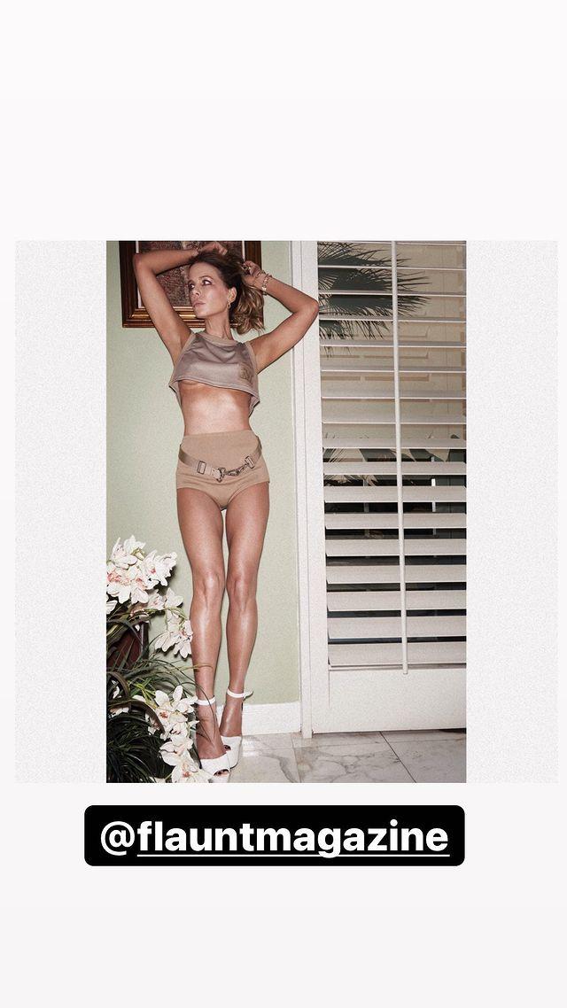 Kate Beckinsale posing.