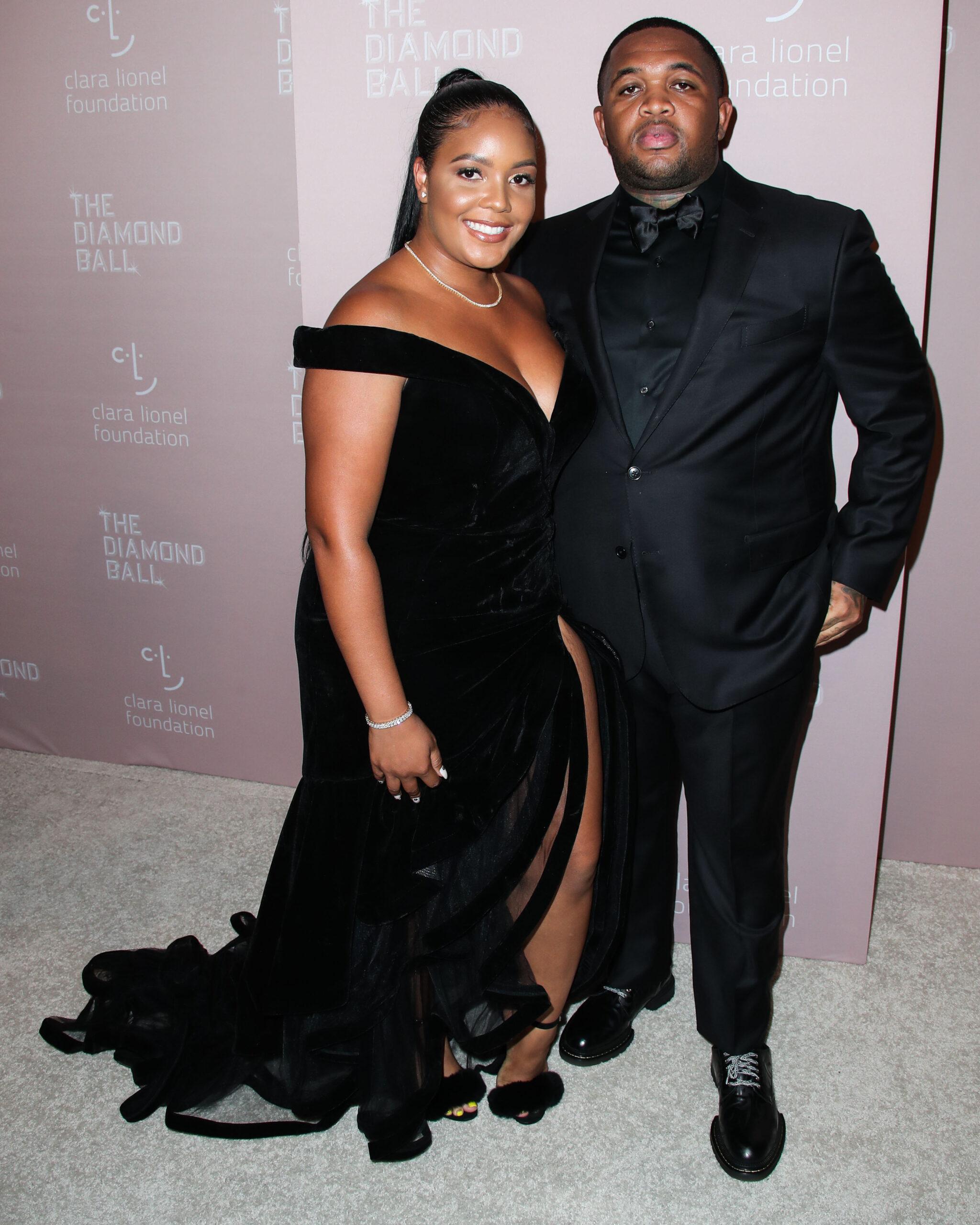 Chanel Thierry and DJ Mustard at Rihanna's 4th Annual Diamond Ball