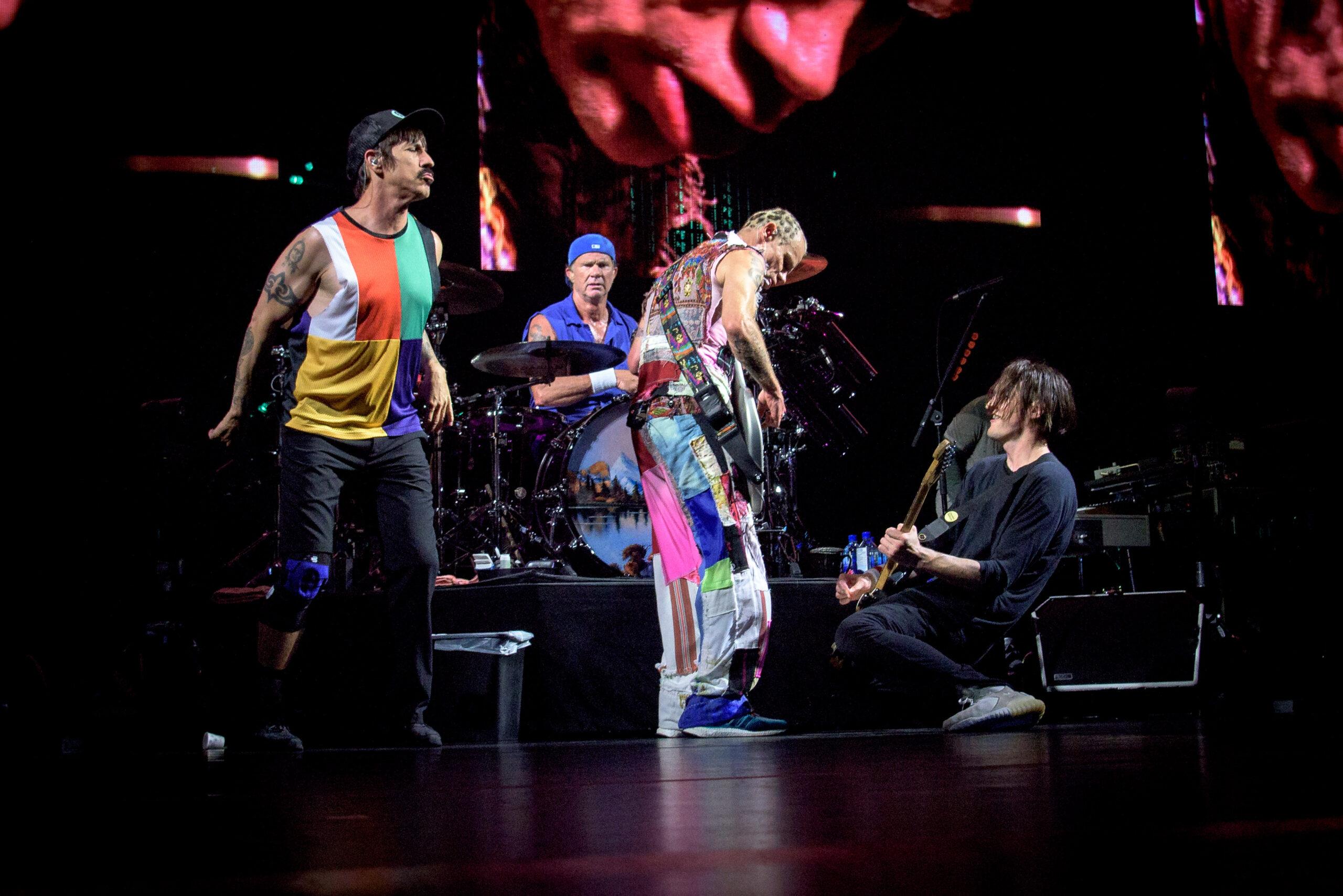American funk rock band 'Red Hot Chili Peppers' performed sold out show at FirstOntario Centre in Hamilton, Ontario. 