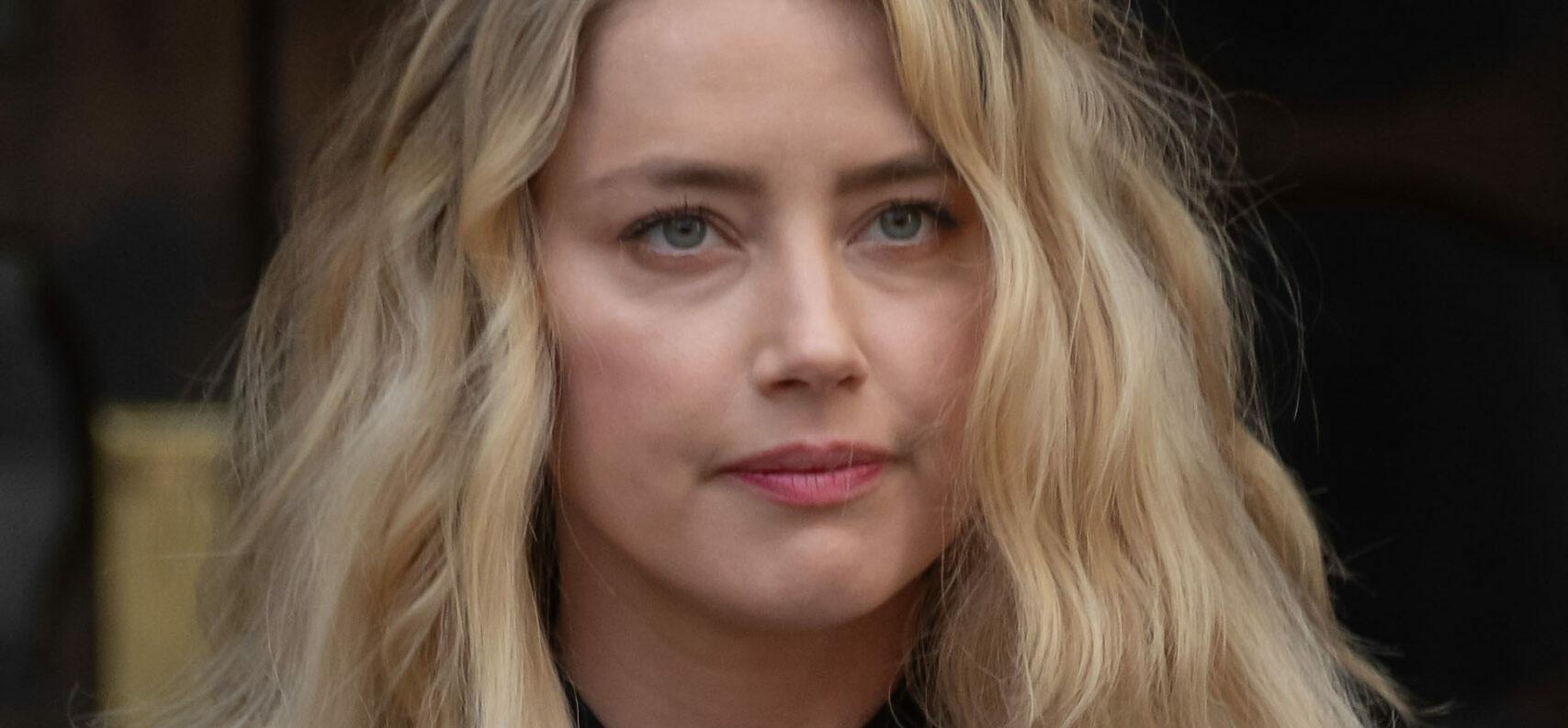Amber Heard at The Royal Courts of Justice