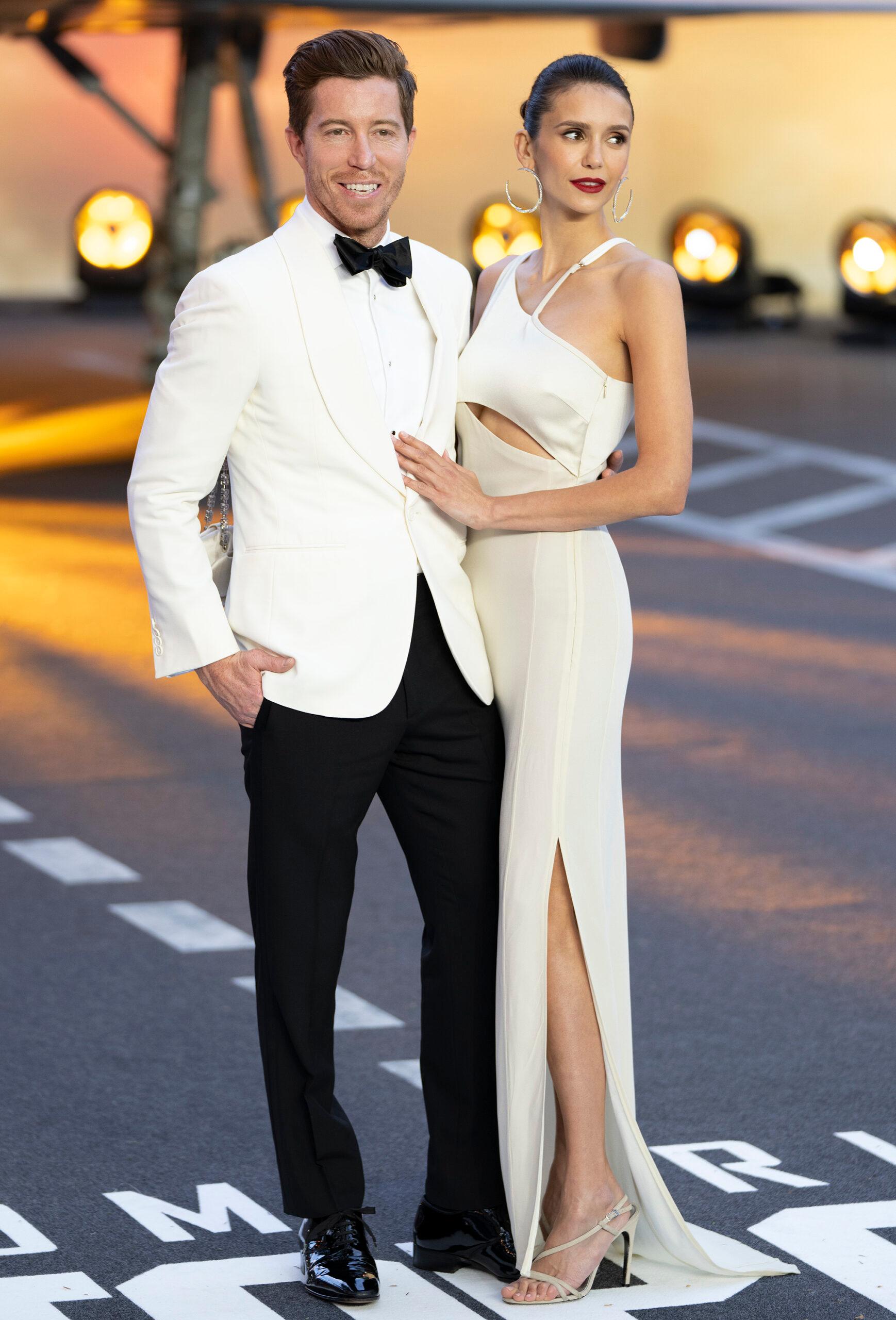 Nina Dobrev and Shaun White at the Top Gun: Maverick premiere