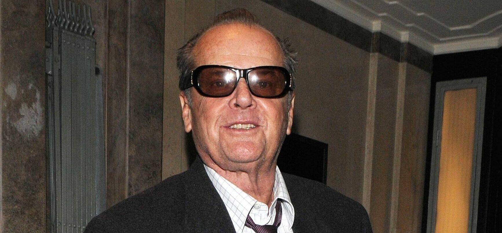 US ONLY JACK NICHOLSON ENJOYS A NIGHT OUT AT THE IVY
