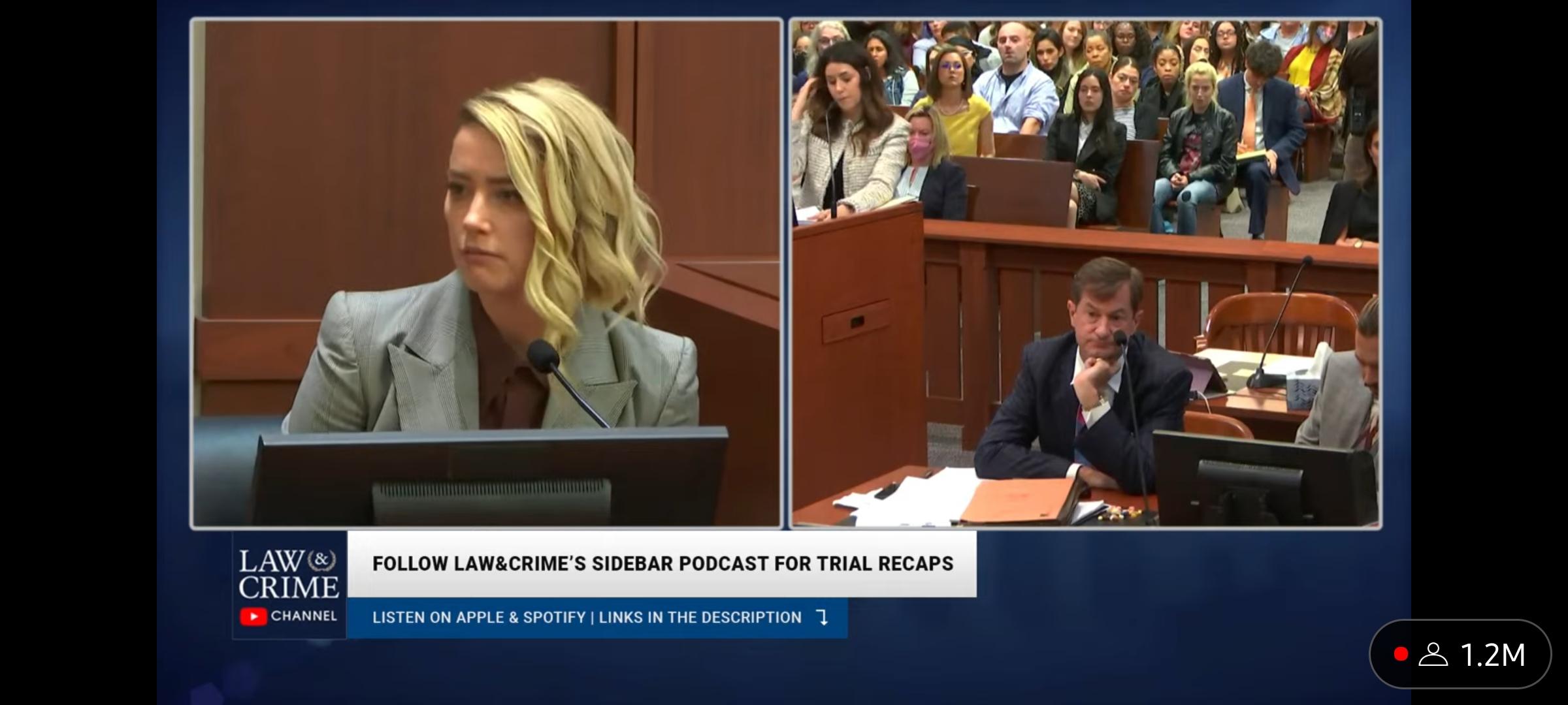 Amber Heard testifies under cross