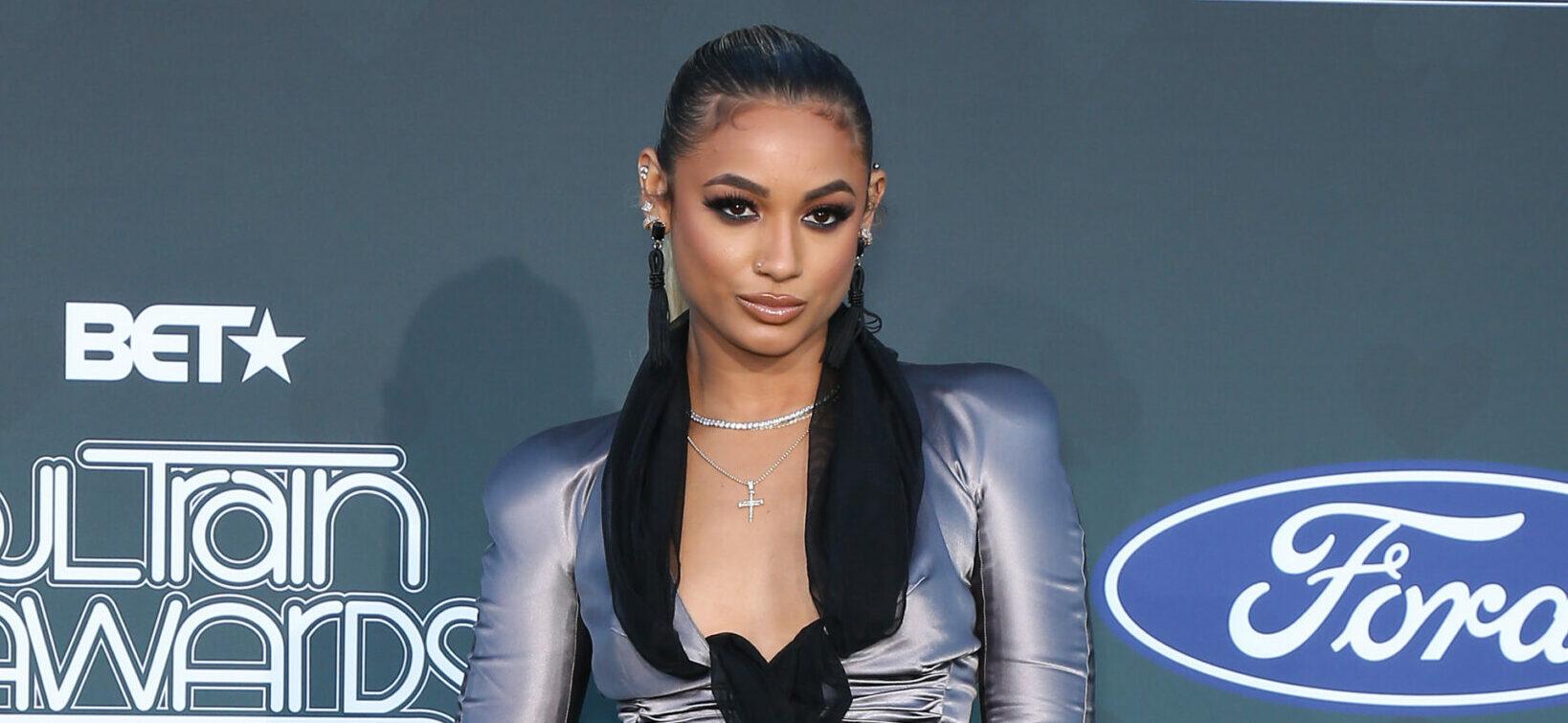 DaniLeigh at the 2019 Soul Train Awards Red Carpet