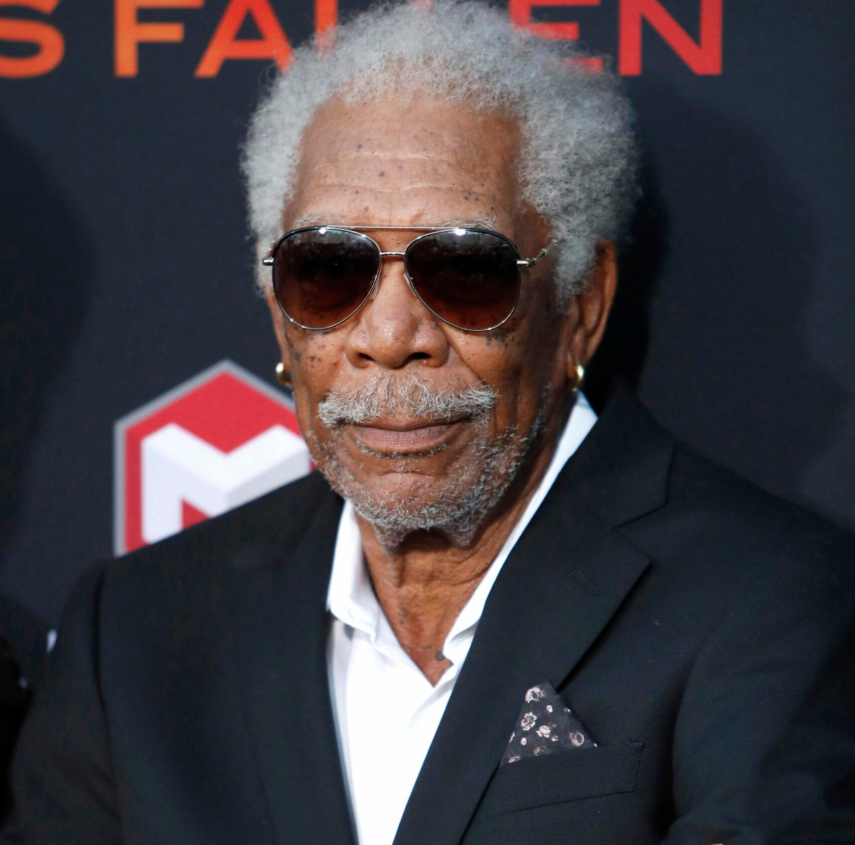 LOS ANGELES - AUG 21: Morgan Freeman at the "Angel Has Fallen" Premiere at the Village Theater on August 21, 2019 in Westwood, CA