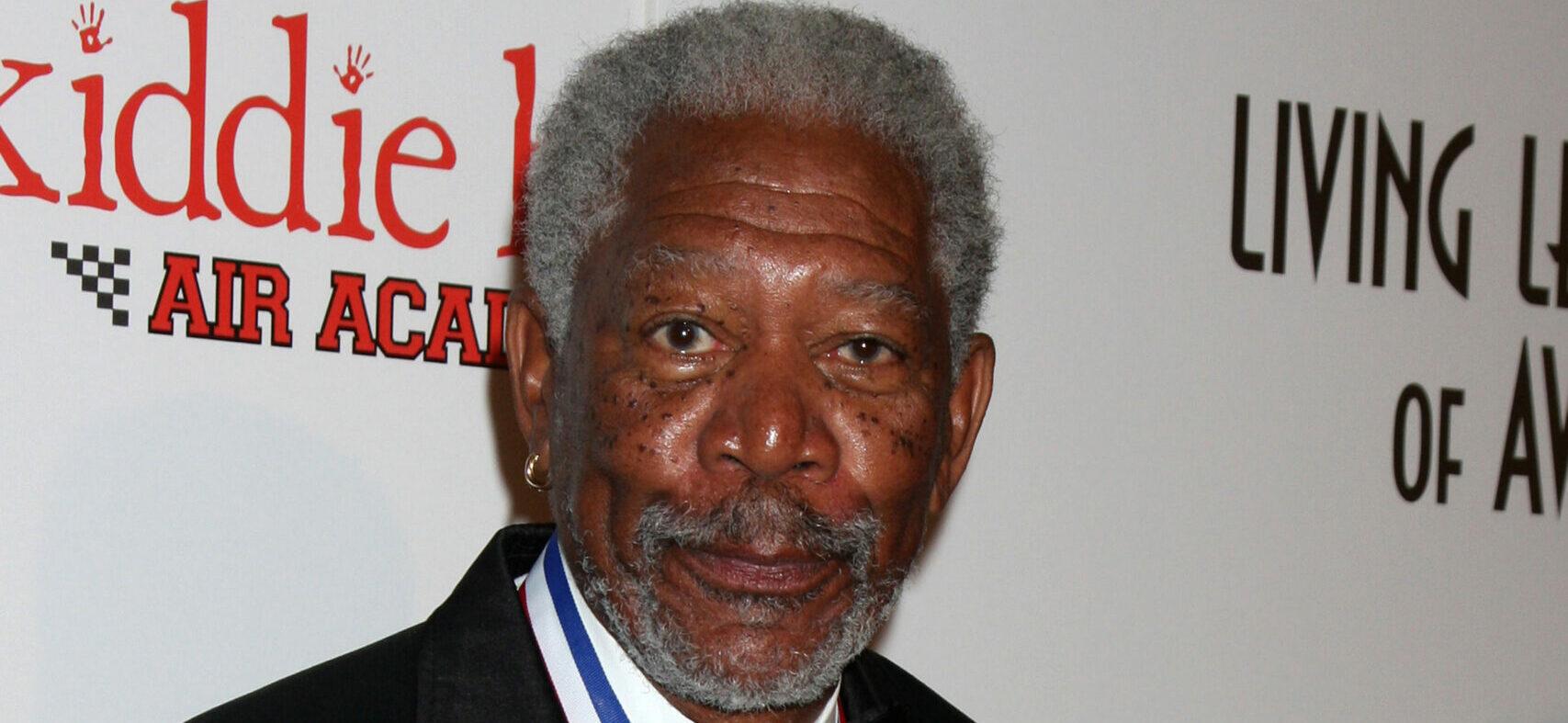 Morgan Freeman at the 9th Annual Living Legends of Aviation Awards at the Beverly Hilton Hotel on January 20, 2012 in Beverly Hills, CA