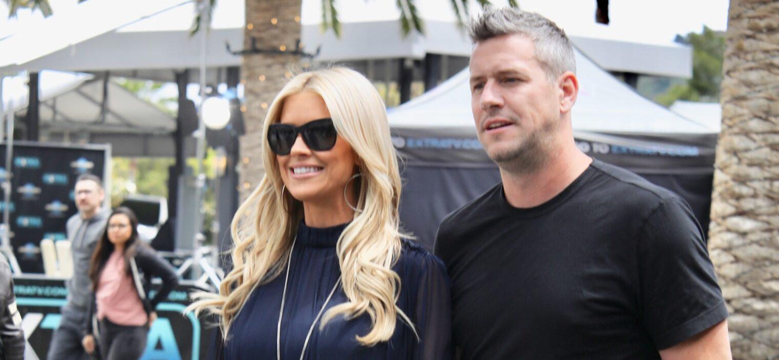 Christina Anstead shows off her growing baby bump