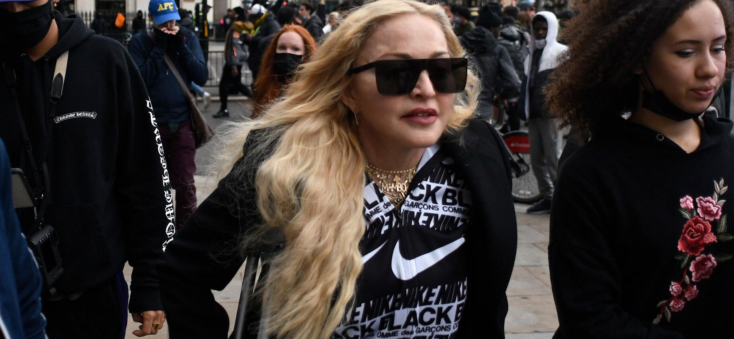 Madonna at Black Lives Matter protest in London