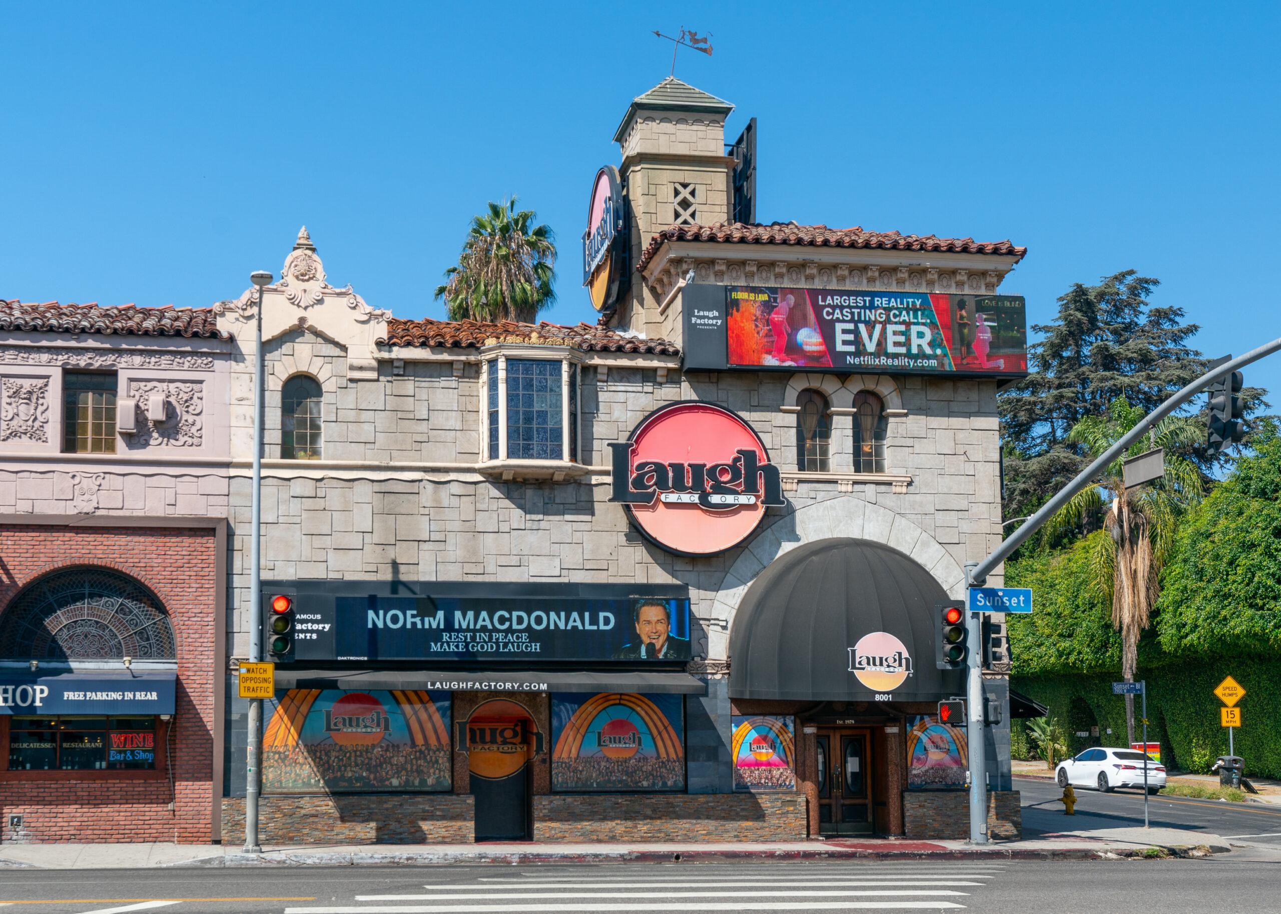 The Laugh Factory in Hollywood honors Norm Macdonald