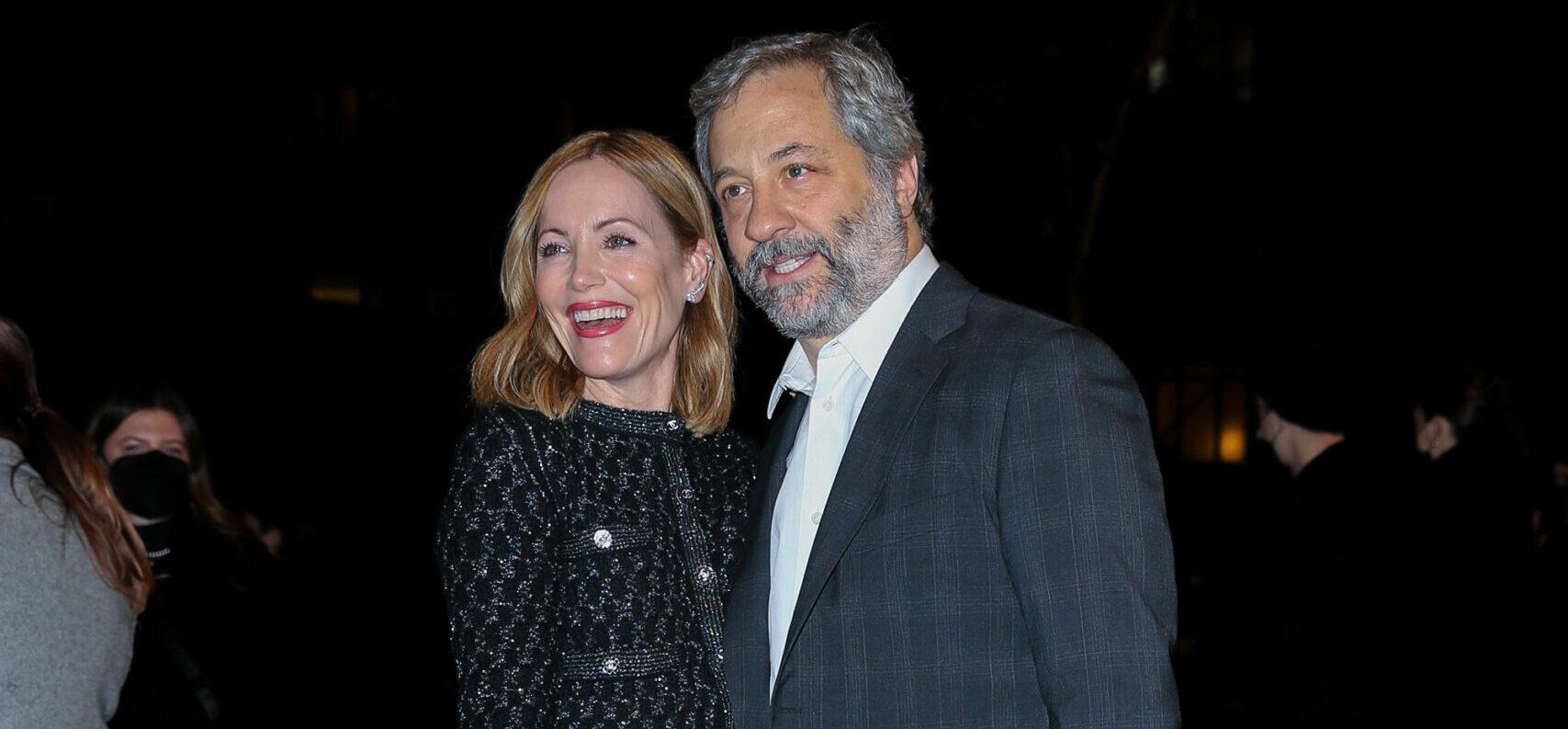 Leslie Mann and Judd Apatow