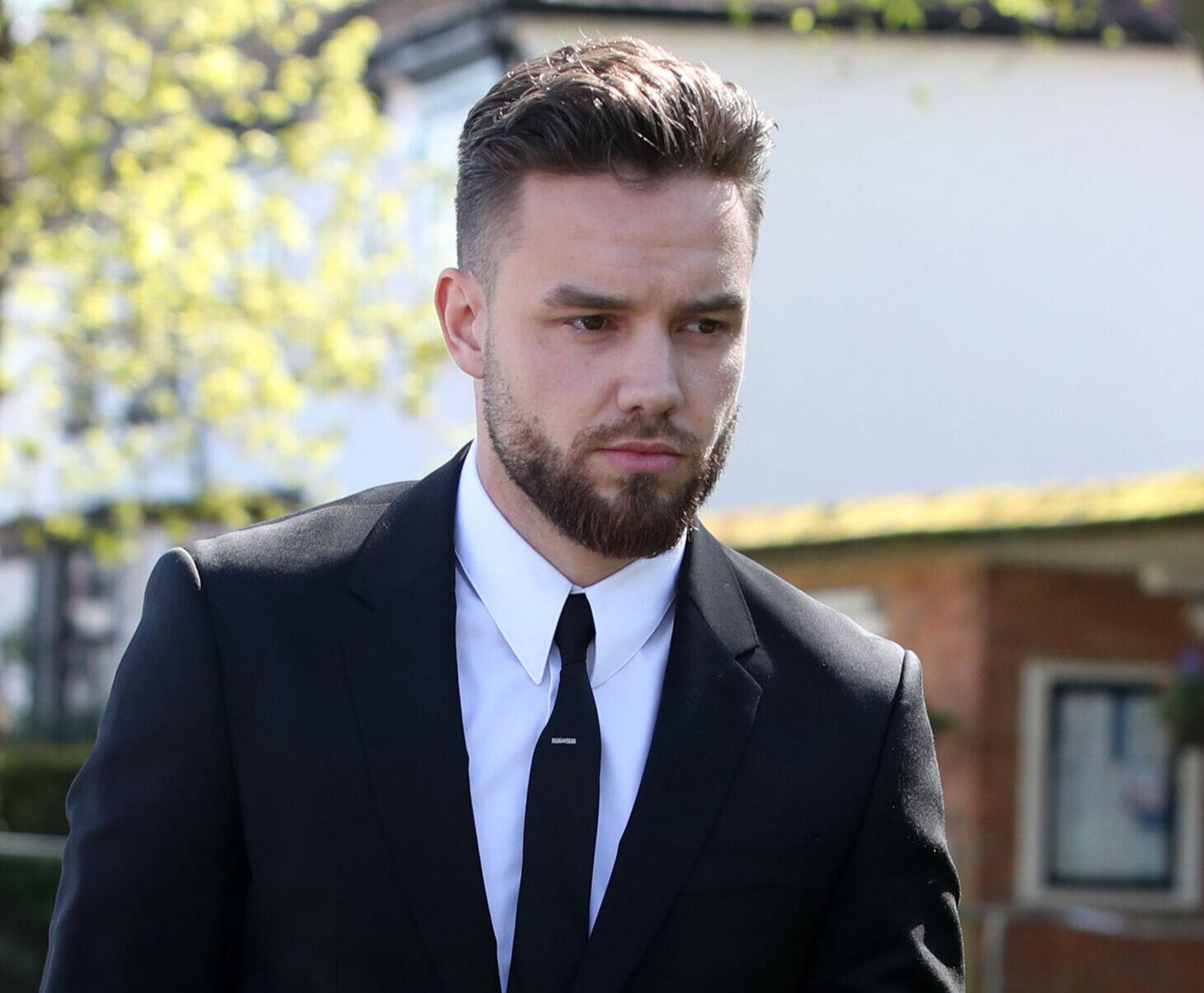 Liam Payne at Tom Parker's Funeral