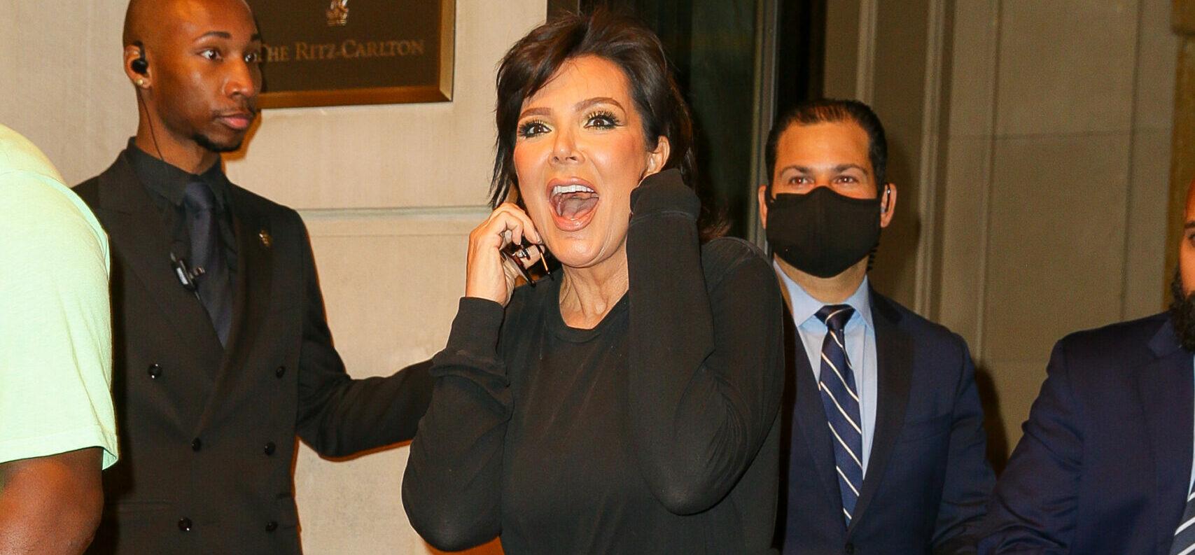 Kris Jenner seen heading to the Airport in New York City